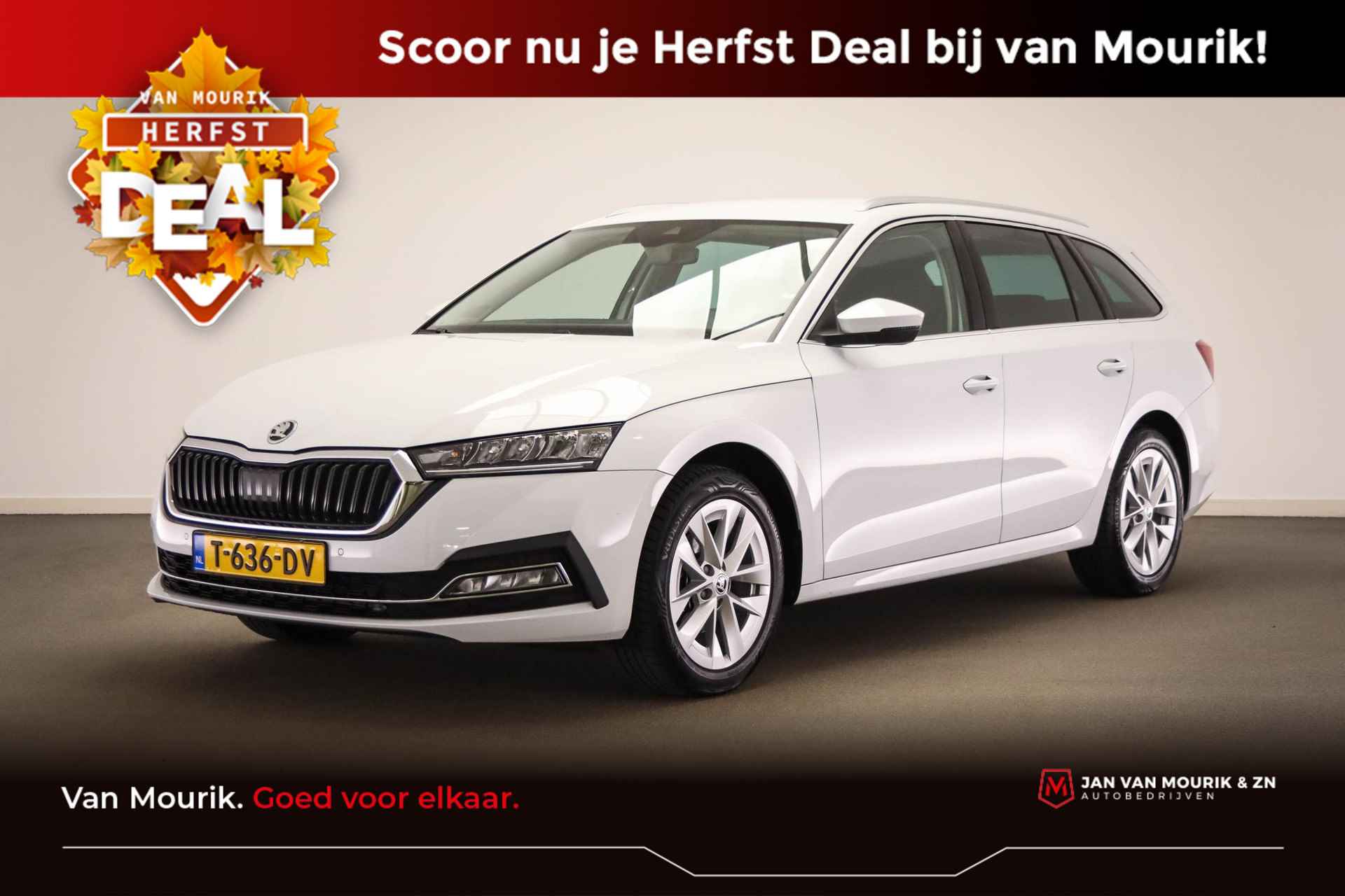 Skoda Octavia Combi 1.0 e-TSI DSG Business Edition | LED | NAVIGATIE | DAB | APPLE | DEALER ONDERHOUDEN - 1/54