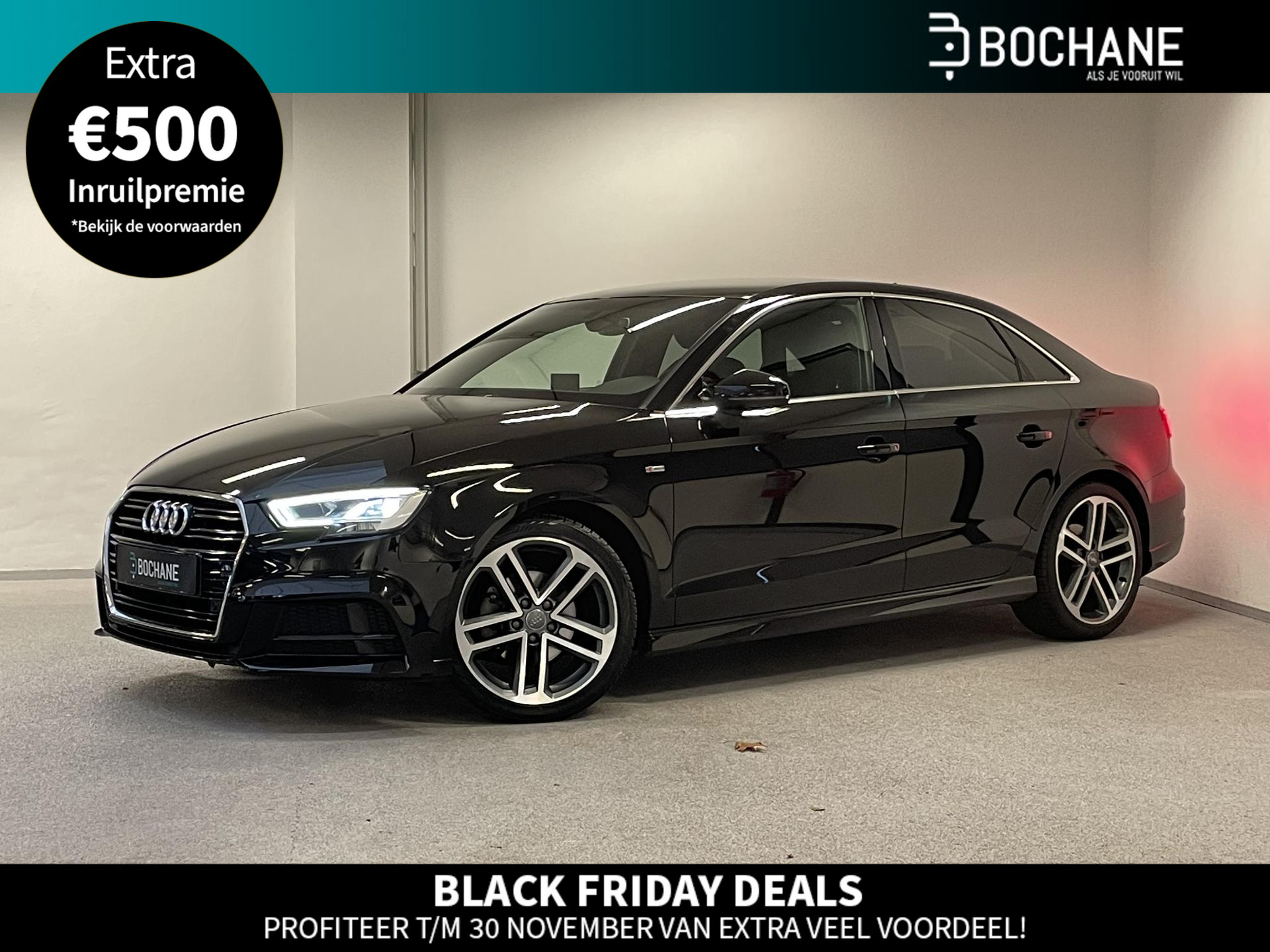 Audi A3 Limousine 35 TFSI CoD 3x S-Line | ORG.NL | TREKHAAK | CARPLAY | DEALERONDERHOUDEN |