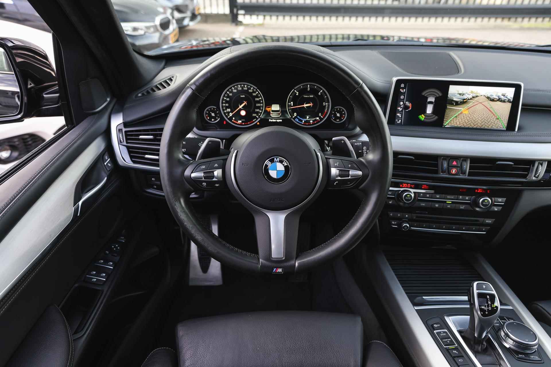 BMW X5 xDrive40d High Executive 7p. M Sport Automaat / Panoramadak / Trekhaak / Adaptief M onderstel / Adaptieve LED / Head-Up / Surround View / Navigatie Professional - 16/41