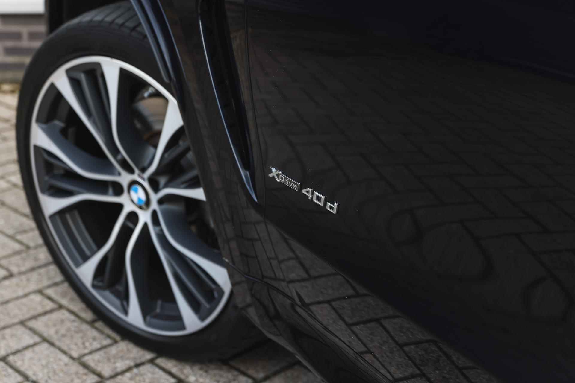 BMW X5 xDrive40d High Executive 7p. M Sport Automaat / Panoramadak / Trekhaak / Adaptief M onderstel / Adaptieve LED / Head-Up / Surround View / Navigatie Professional - 38/41
