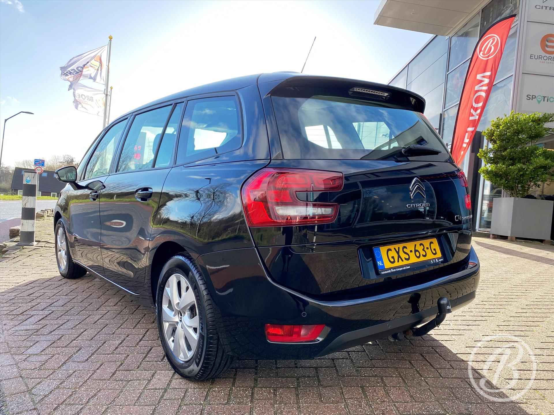 Citroen Grand C4 Picasso 1.2 Turbo 130pk Feel 7-zits | trekhaak, verwarmde voorstoelen, navigatie, parkeersensoren, 16 inch velgen, android, apple, climate- en cruise control - 4/55