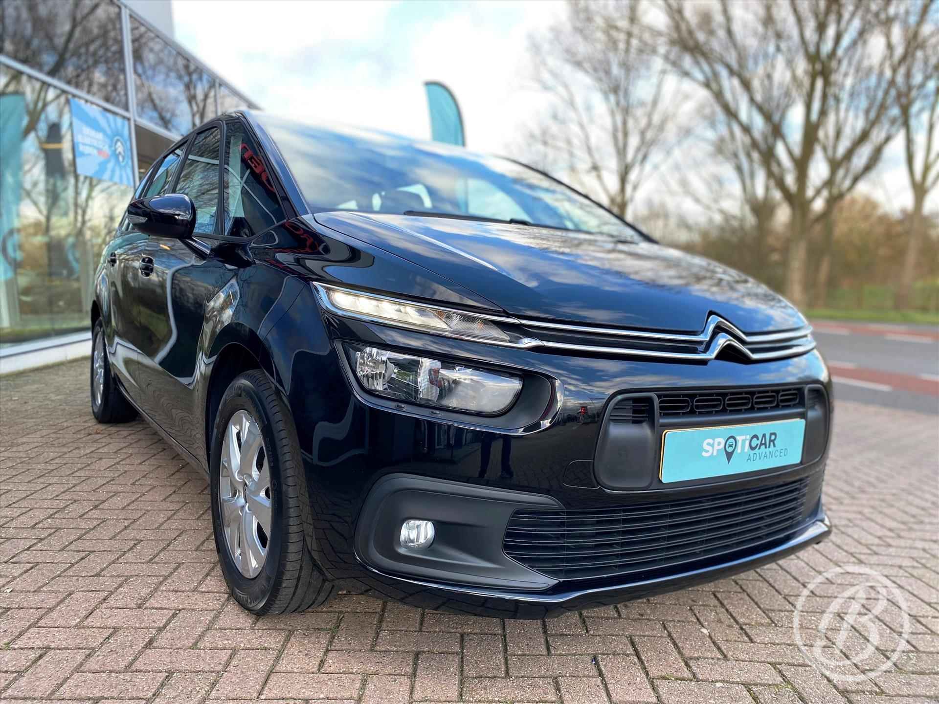 Citroen Grand C4 Picasso 1.2 Turbo 130pk Feel 7-zits | trekhaak, verwarmde voorstoelen, navigatie, parkeersensoren, 16 inch velgen, android, apple, climate- en cruise control - 37/55