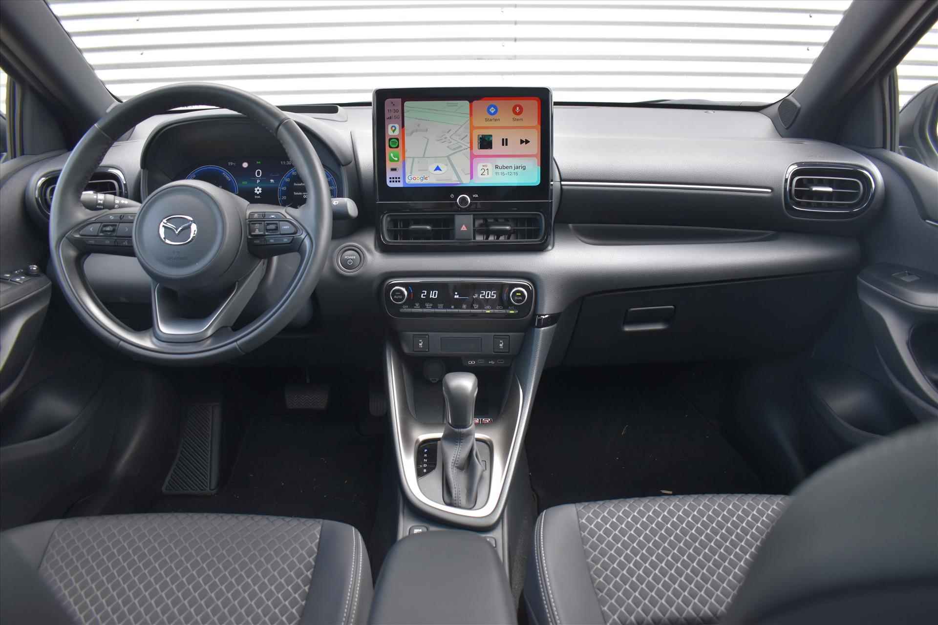 Mazda 2 Hybrid 1.5 Hybrid 116pk Homura Plus + Panodak | Demo | Navigatie | Half leder | 6 jaar fabrieksgarantie! - 12/27