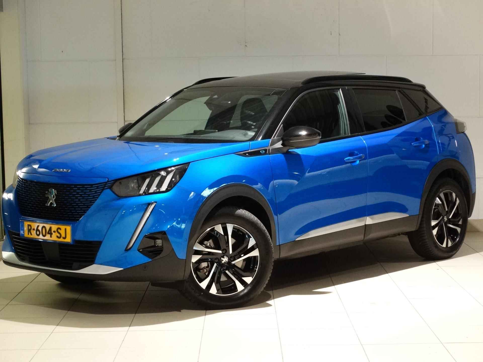 Peugeot e-2008 SUV GT Pack EV 3-FASEN 50kWh 136pk 12% BIJTELLING! | SCHUIF/KANTELDAK | NAPPA LEDER | ADAPTIVE CRUISE | KEYLESS ENTRY | STOELVERW. | GRIPCONTROL | LM-VELGEN - 3/82