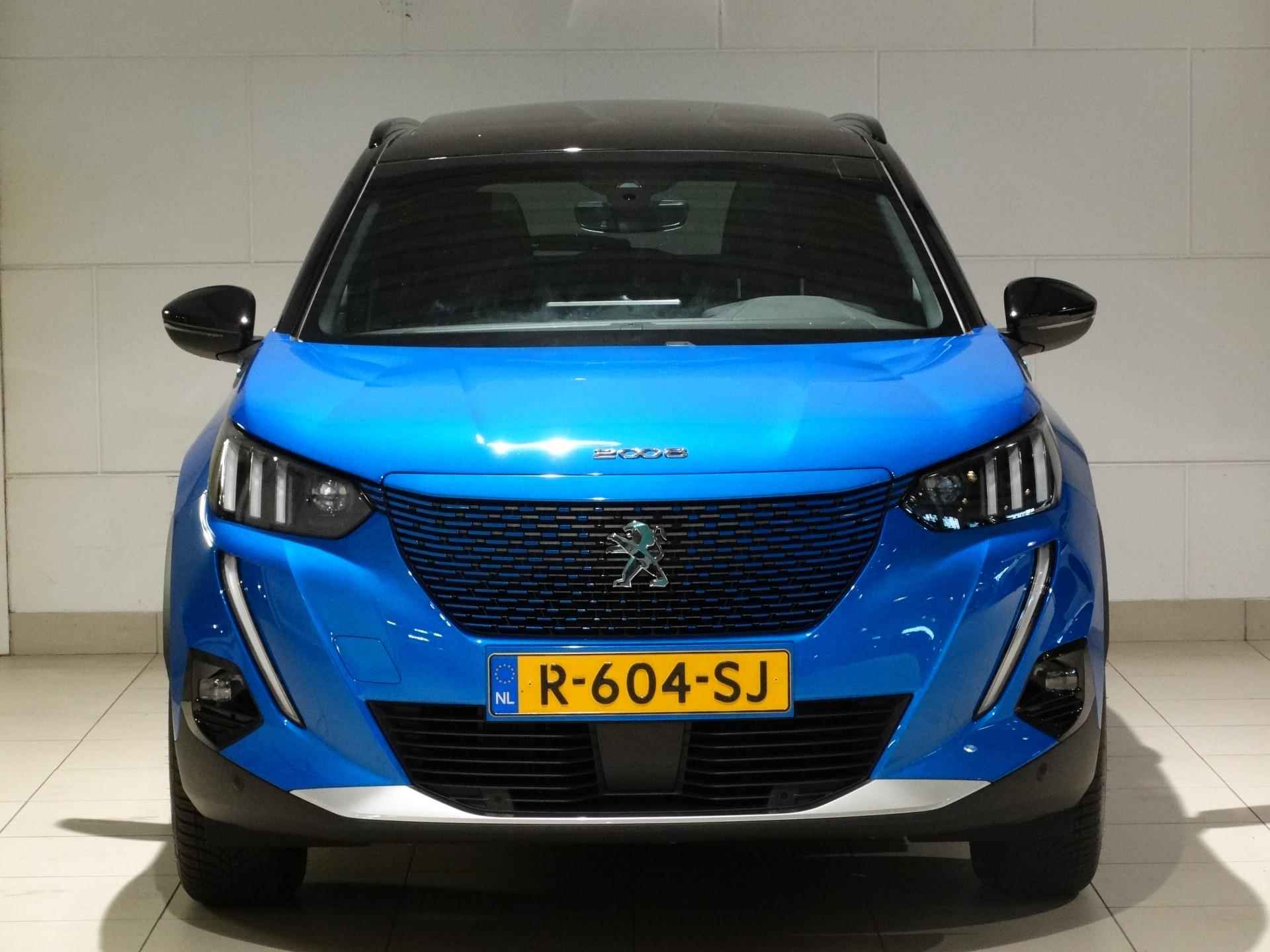 Peugeot e-2008 SUV GT Pack EV 3-FASEN 50kWh 136pk 12% BIJTELLING! | SCHUIF/KANTELDAK | NAPPA LEDER | ADAPTIVE CRUISE | KEYLESS ENTRY | STOELVERW. | GRIPCONTROL | LM-VELGEN - 9/82