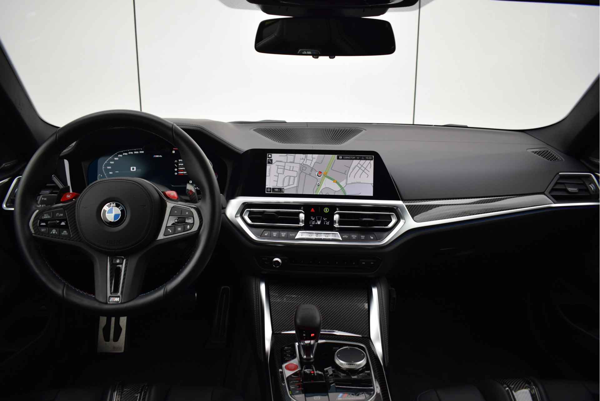 BMW 4 Serie Coupé M4 Competition Automaat / M Drive Professional / M Carbon kuipstoelen / Laserlight / Parking Assistant Plus / Adaptief M Onderstel / Gesture Control - 4/37
