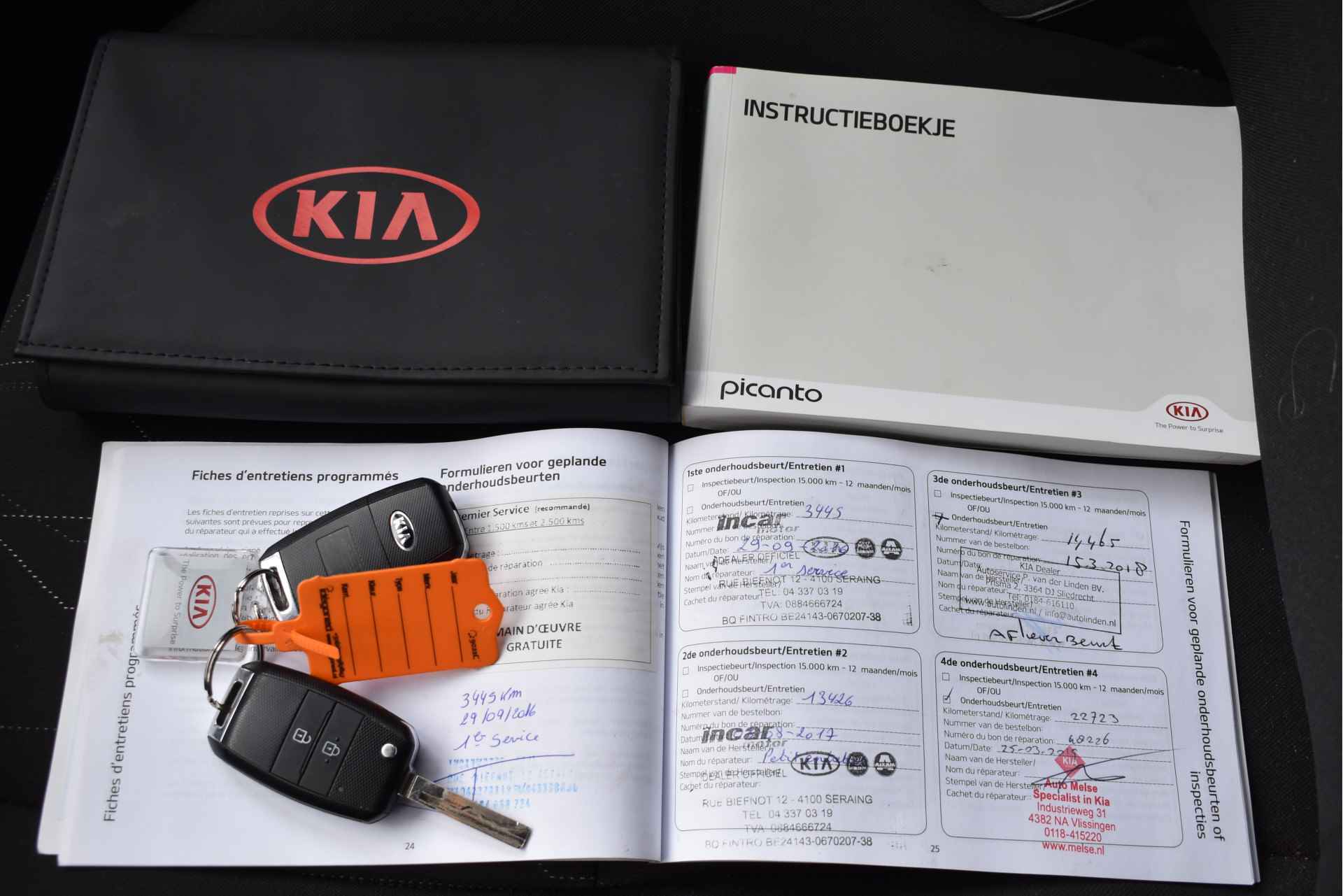 Kia Picanto 1.2 CVVT | Autom.Airco | Trekhaak | Park.sensoren | Radio-CD-AUX | Onderh.historie - 24/35