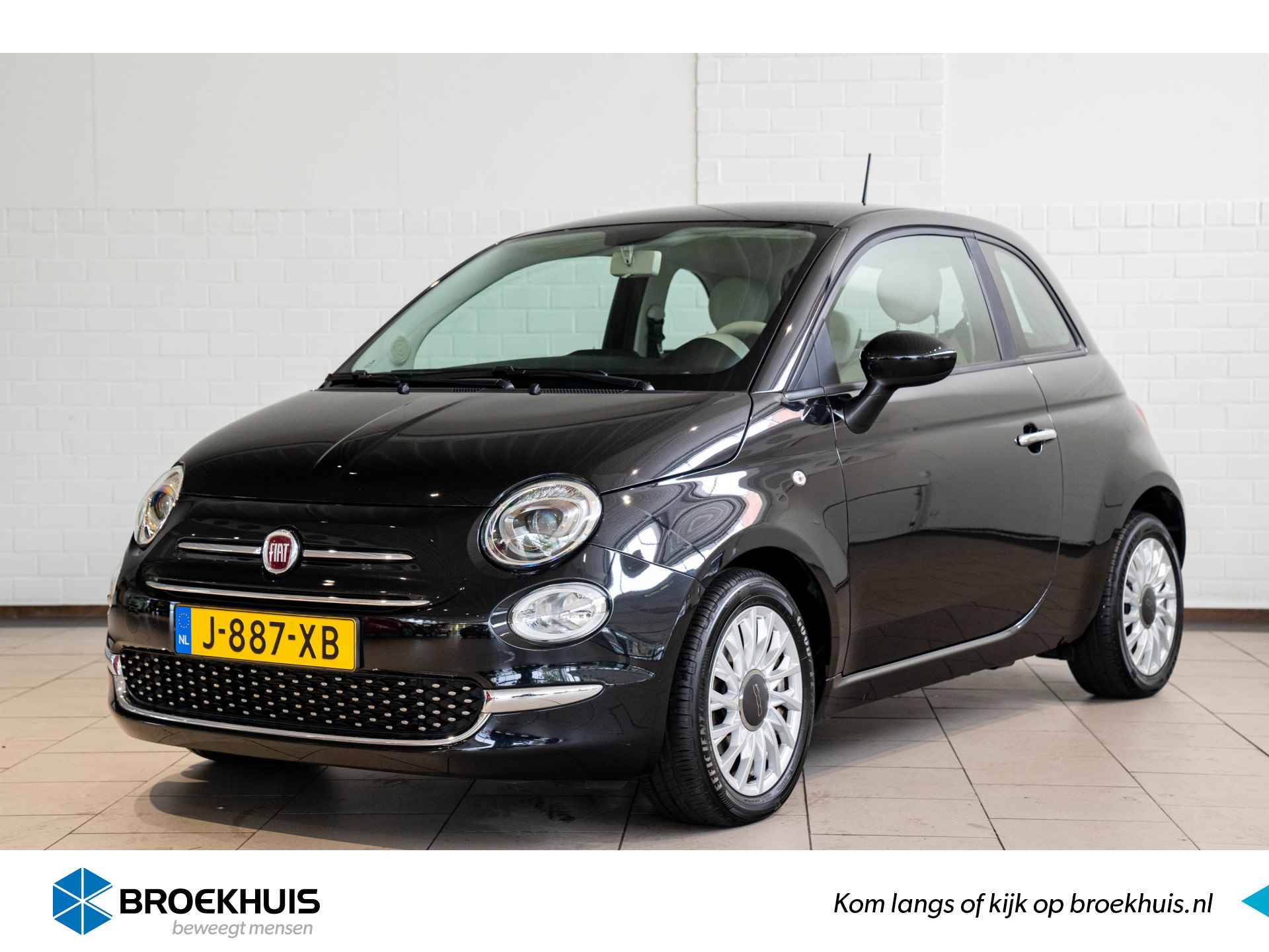 Fiat 500 1.0 Hybrid Lounge | Apple Carplay & Android Auto | Lichtmetaal | Cruise Controle | - 1/28