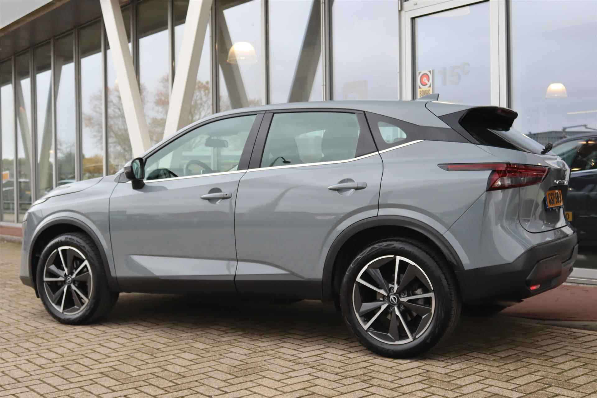 Nissan Qashqai 1.3 MHEV 158PK AUTOMAAT N-CONNECTA Navi Carplay | Camera | Stoel/stuurverw. | Adapt.Cruise | Voorruitverw. | Lane Assist | Led | Dab | 19 Inch LM | - 3/56