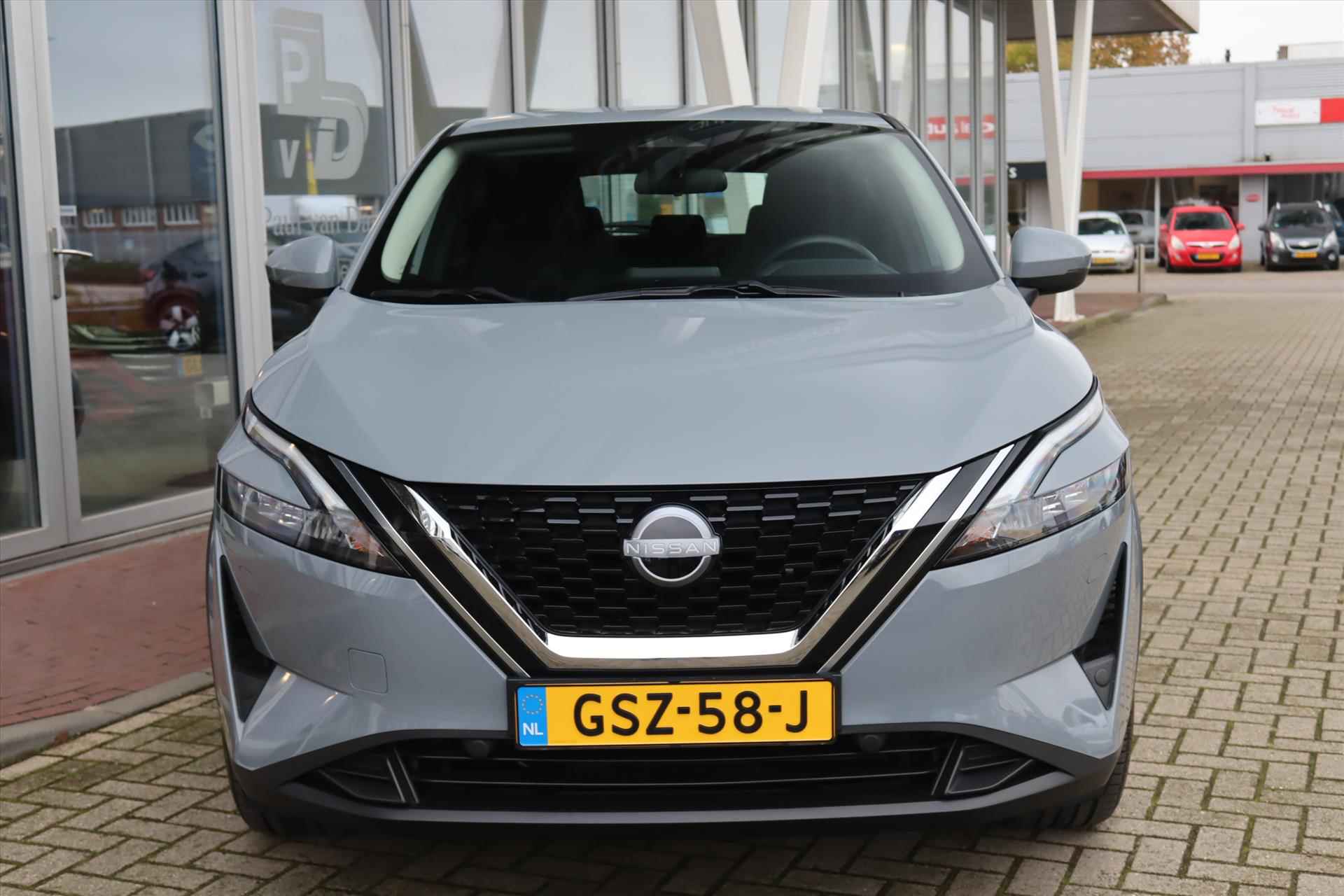 Nissan Qashqai 1.3 MHEV 158PK AUTOMAAT N-CONNECTA Navi Carplay | Camera | Stoel/stuurverw. | Adapt.Cruise | Voorruitverw. | Lane Assist | Led | Dab | 19 Inch LM | - 40/56