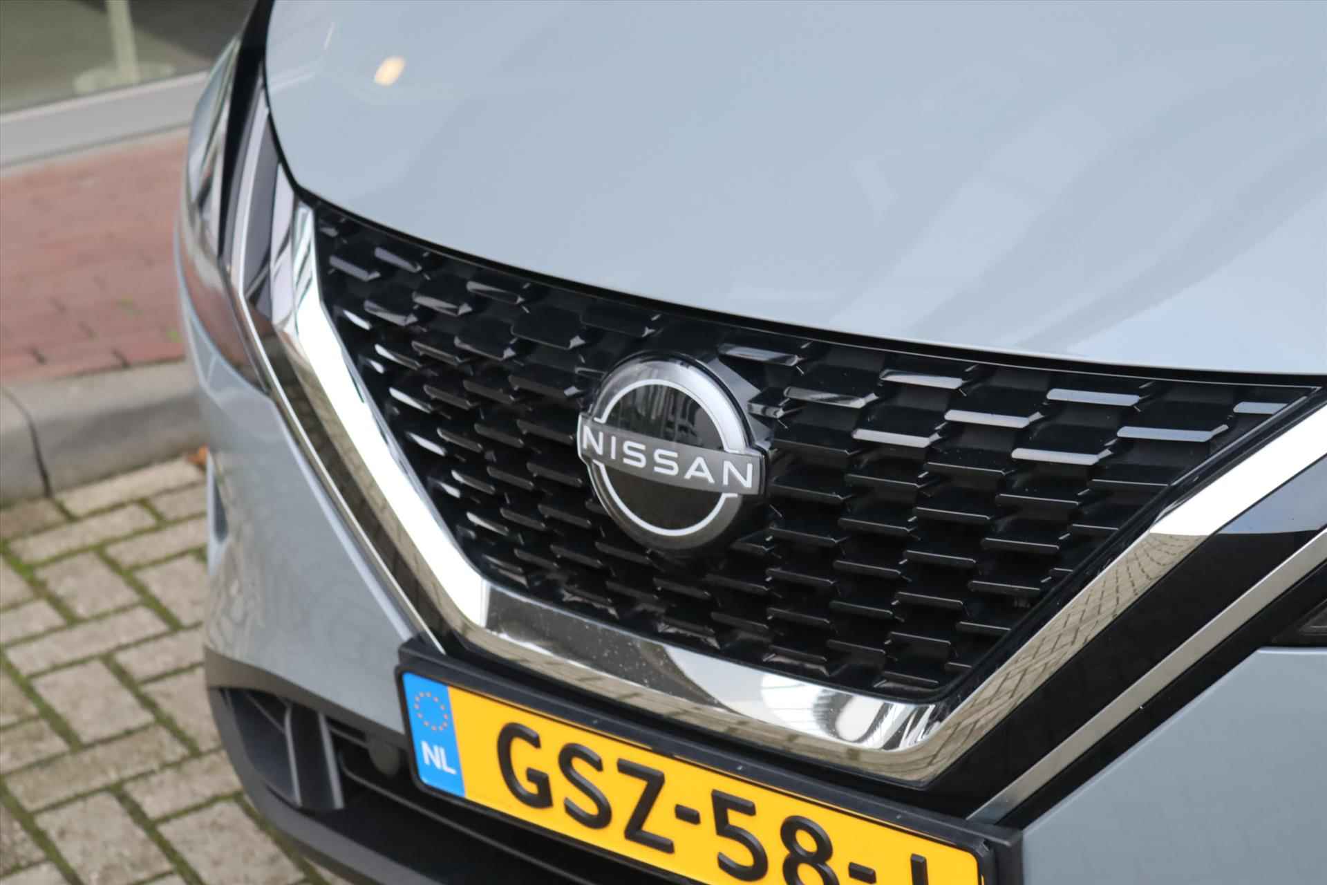 Nissan Qashqai 1.3 MHEV 158PK AUTOMAAT N-CONNECTA Navi Carplay | Camera | Stoel/stuurverw. | Adapt.Cruise | Voorruitverw. | Lane Assist | Led | Dab | 19 Inch LM | - 52/56