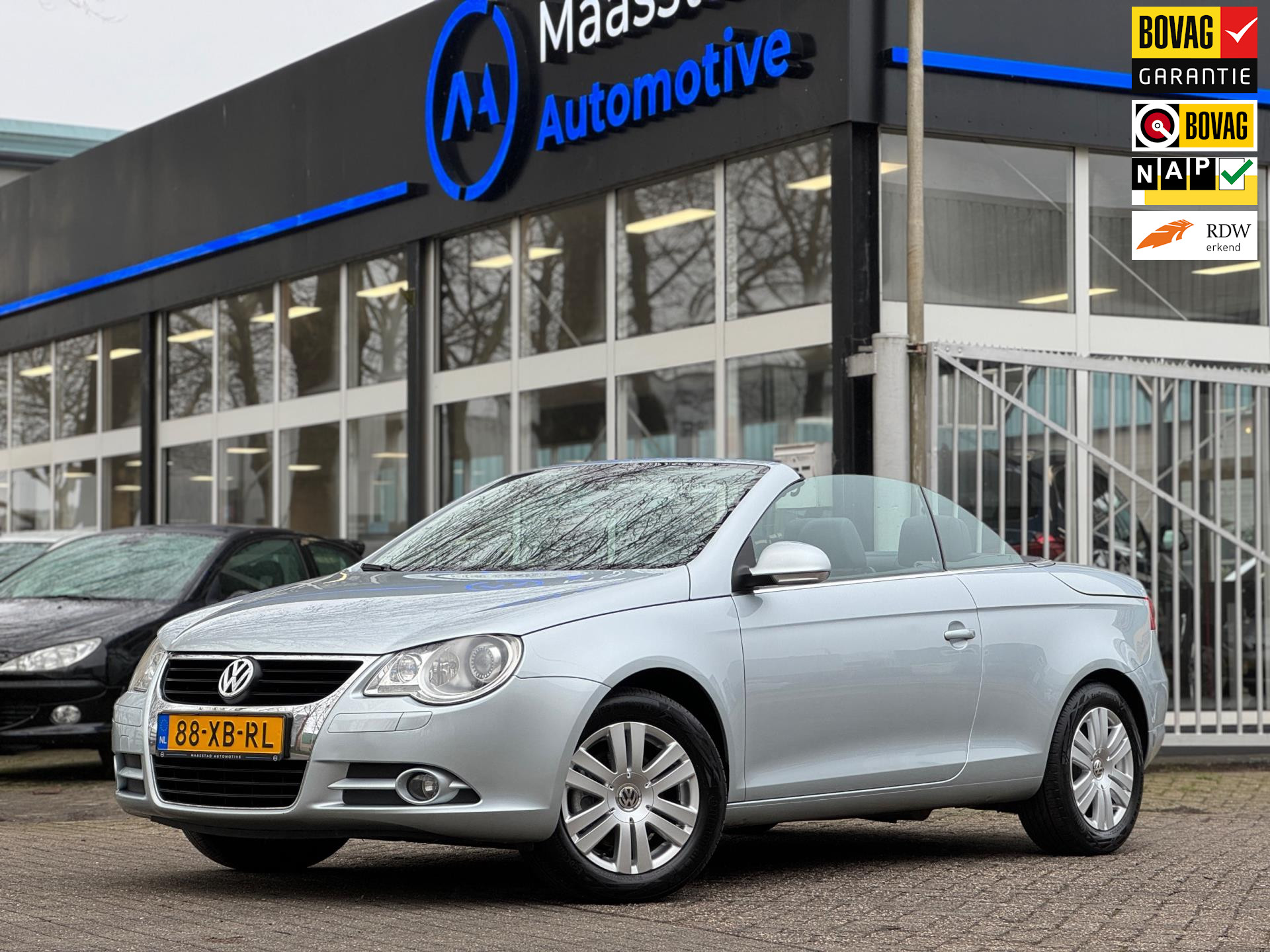 Volkswagen Eos 2.0 Cabrio Pano Stoel VW D.riem VV Dealeronderhouden Leder Xenon Nette staat 2 sleutels