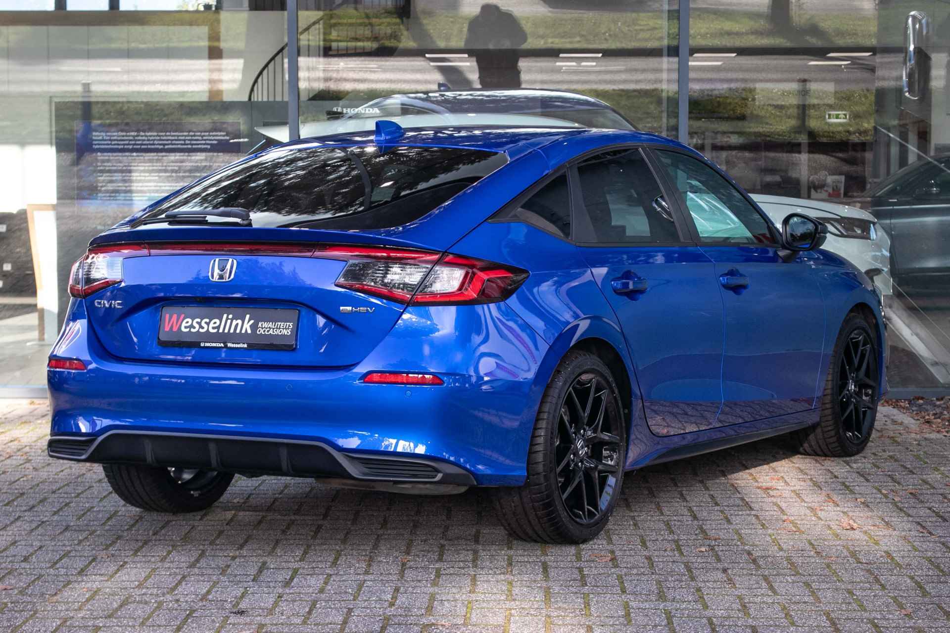 Honda Civic 2.0 e:HEV Sport Automaat - All in rijklaarprijs | Honda Sensing | Navi | Bl.spot | Fabr.garantie - 3/42