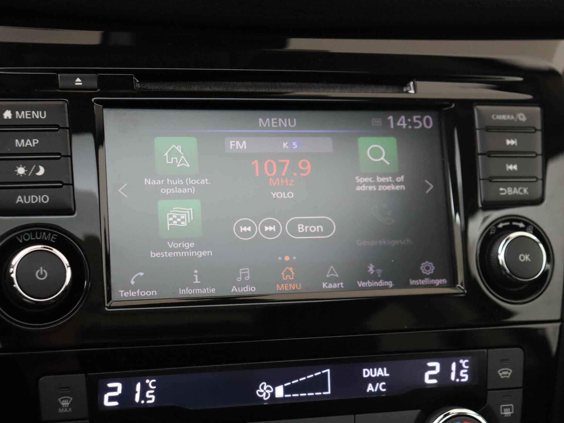 Nissan Qashqai 1.3 - 140PK DIG-T Tekna Apple Carplay/Android Auto | Navigatie | 360 Camera | 19 inch Velgen | LED Lampen | Parkeersensoren | Cruise Control Adaptief | Climate Control | 19 inch Velgen | Panoramadak | - 14/29