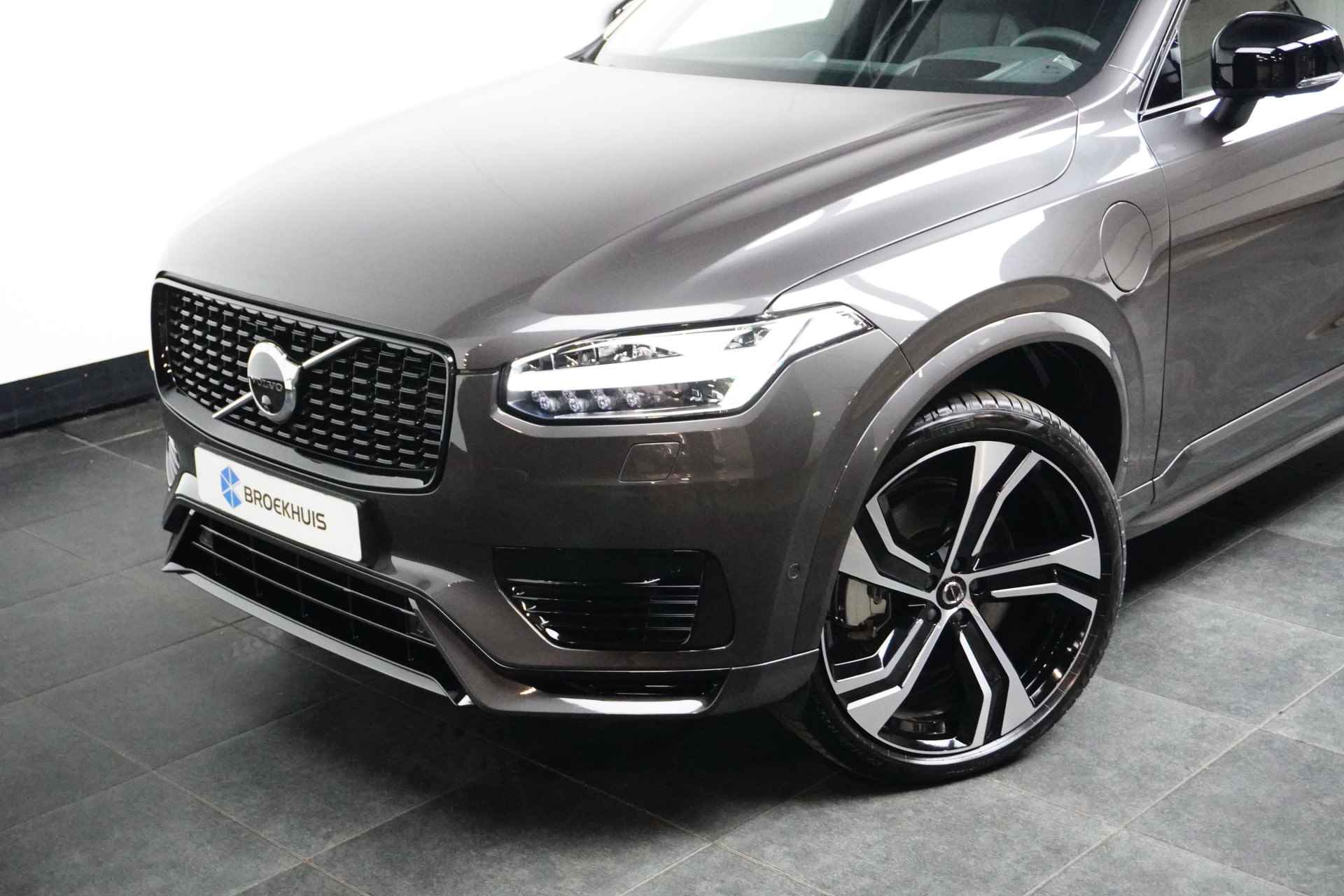 Volvo XC90 T8 Recharge AWD Ultra Dark | 22" | Luchtvering | Bowers & Wilkins | Geventileerd Nappa | Stoelmassage | 360 Camera | Gelaagd en - 39/39