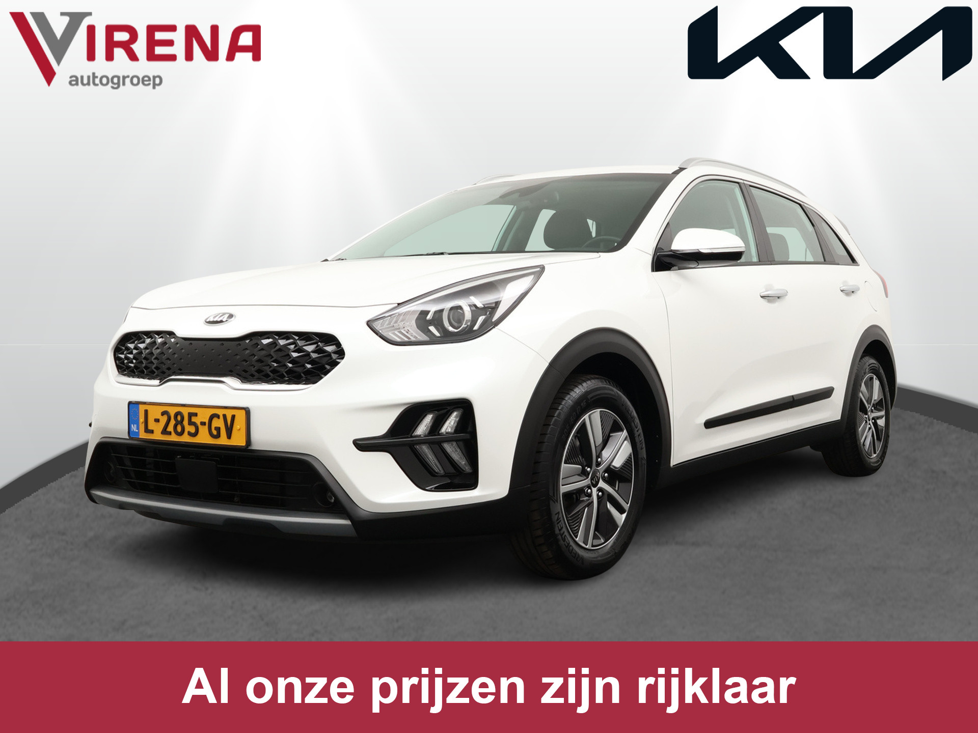 Kia Niro 1.6 GDi Hybrid DynamicLine - Navigatie - Climate Control - Adaptieve Cruise Control - Fabrieksgarantie tot 05-2028