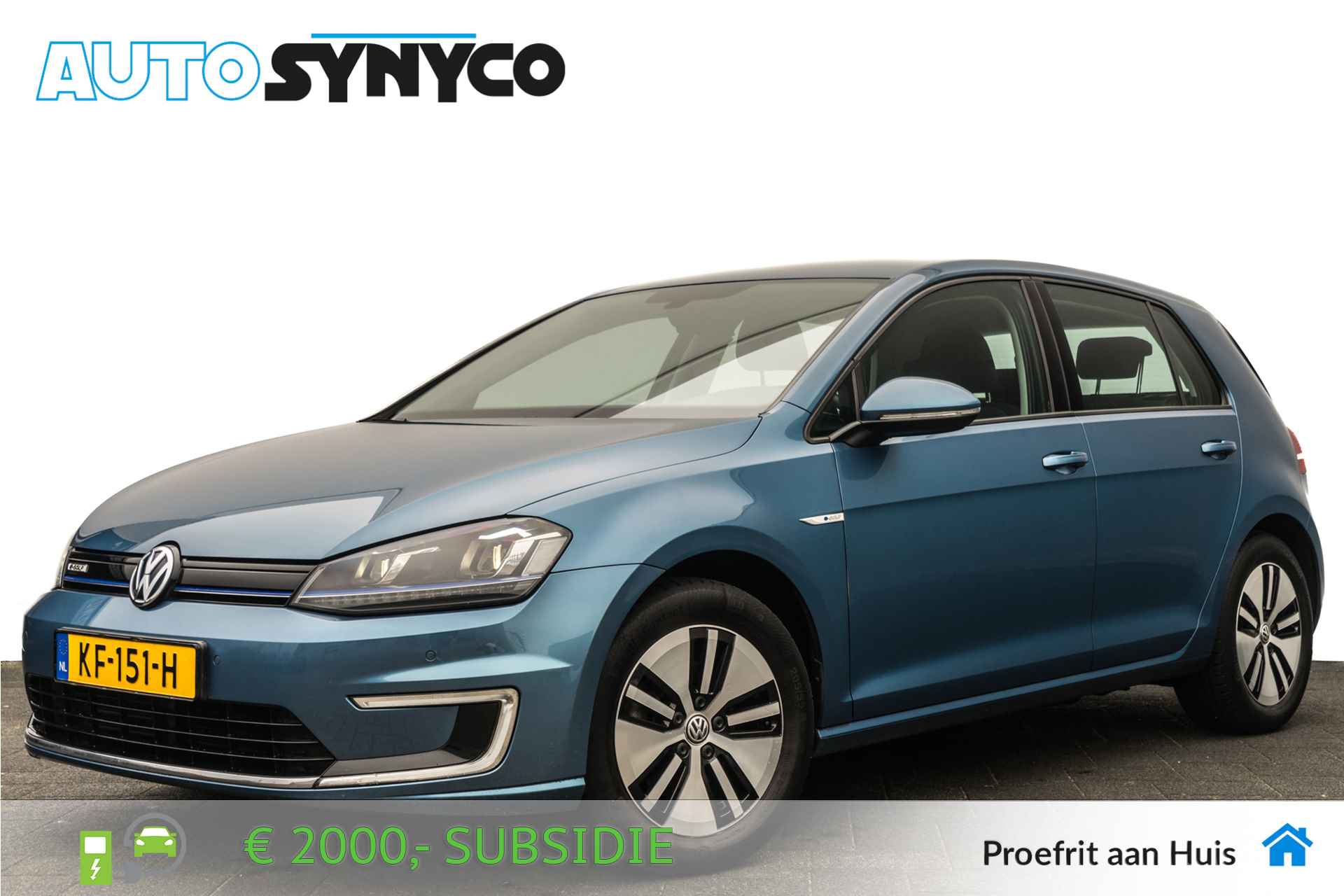 Volkswagen e-Golf e-Golf | 24 Kwh | LED | PDC | 2.000,- Subsidie | Navigatie | Climate Control - 1/38