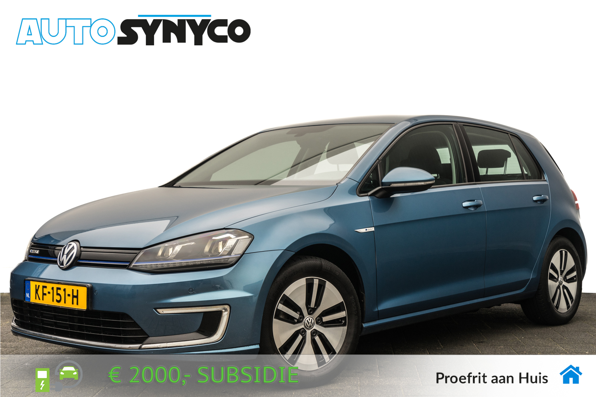 Volkswagen e-Golf e-Golf | 24 Kwh | LED | PDC | 2.000,- Subsidie | Navigatie | Climate Control bij viaBOVAG.nl