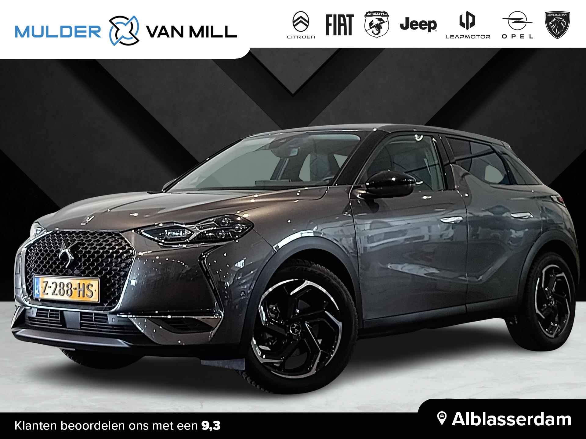 DS DS 3 Crossback SUV Grand Chic Rivoli 1.2 PureTech 155pk EAT8 AUTOMAAT | DS MATRIX LED | SMART KEYLESS ENTRY | NAVI | CAMERA | DODEHOEKBEW. | NAPPA LEDER