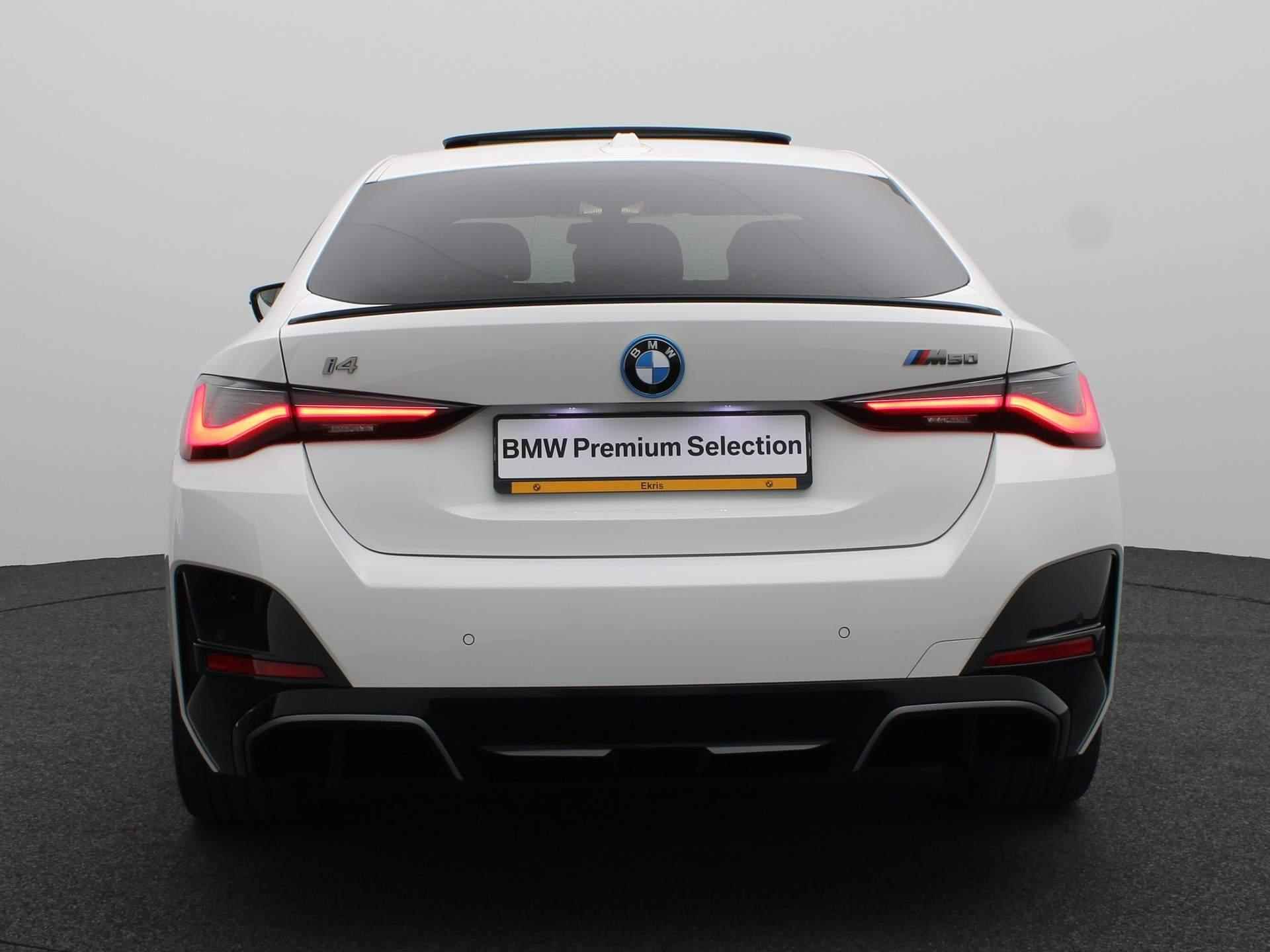 BMW i4 M50 High Executive M Sportpakket Pro 84kwh / Schuifdak / Harman Kardon / Elektrisch verstelbare stoelen / 19'' - 5/37