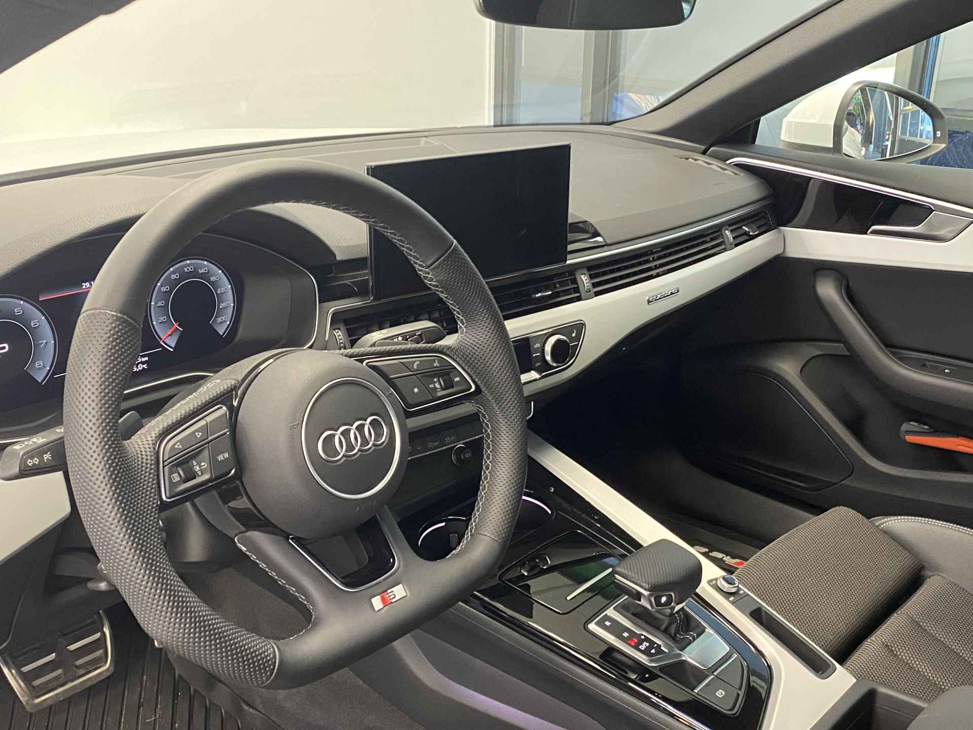 Audi A5 Sportback 40 TFSI quattro S edition Competition Panoramadak Cruise Control Navigatie  Apple Carplay 20LMV VCP 2 Jaar garantie mogelijk* ( vraag naar de voorwaarde) - 12/36