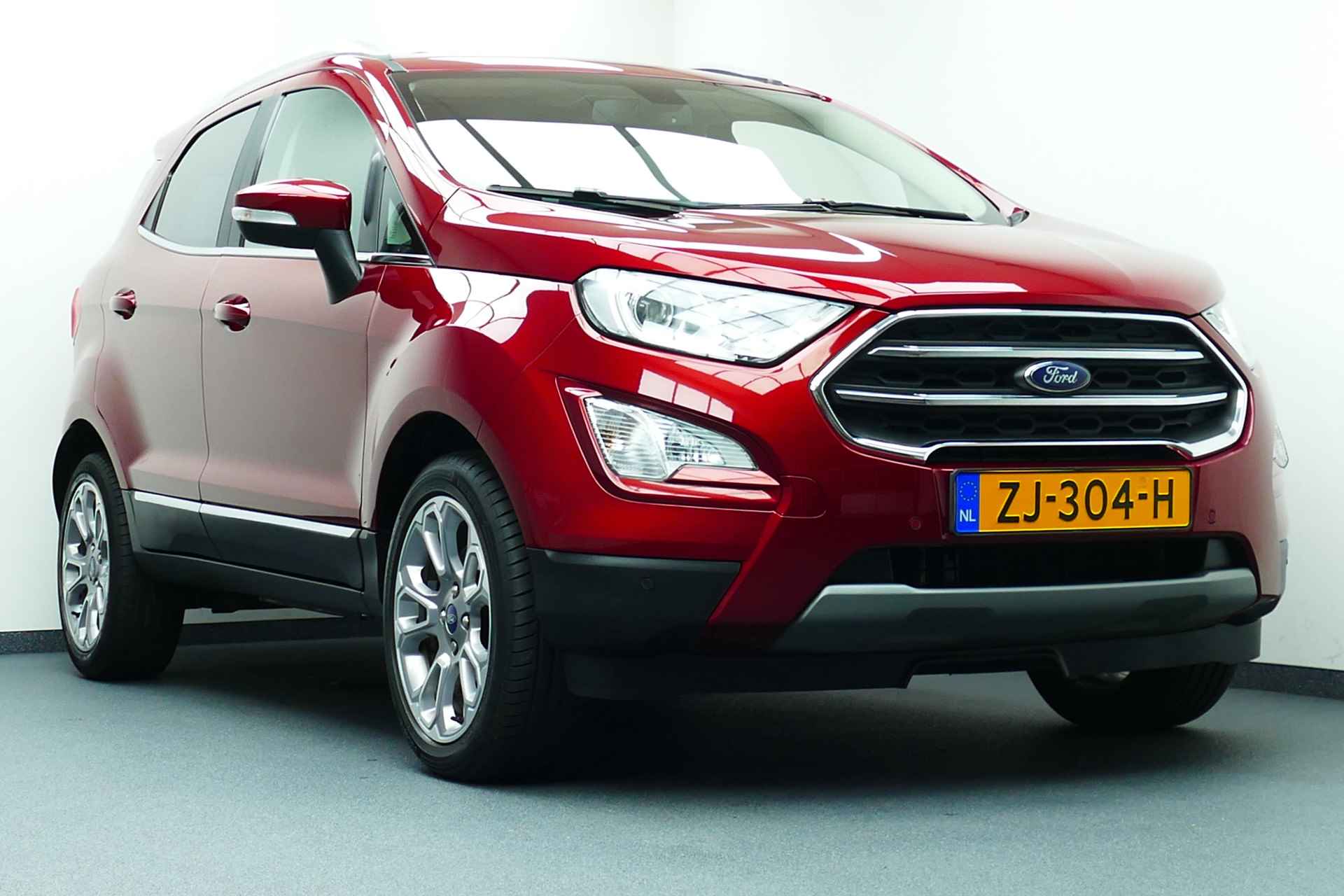 Ford EcoSport 1.0 EcoBoost Titanium 1-Eig. Navi, Camera, B&O, Stoel&StuurVerw, Clima, Cruise, Haak 900kg - 32/38