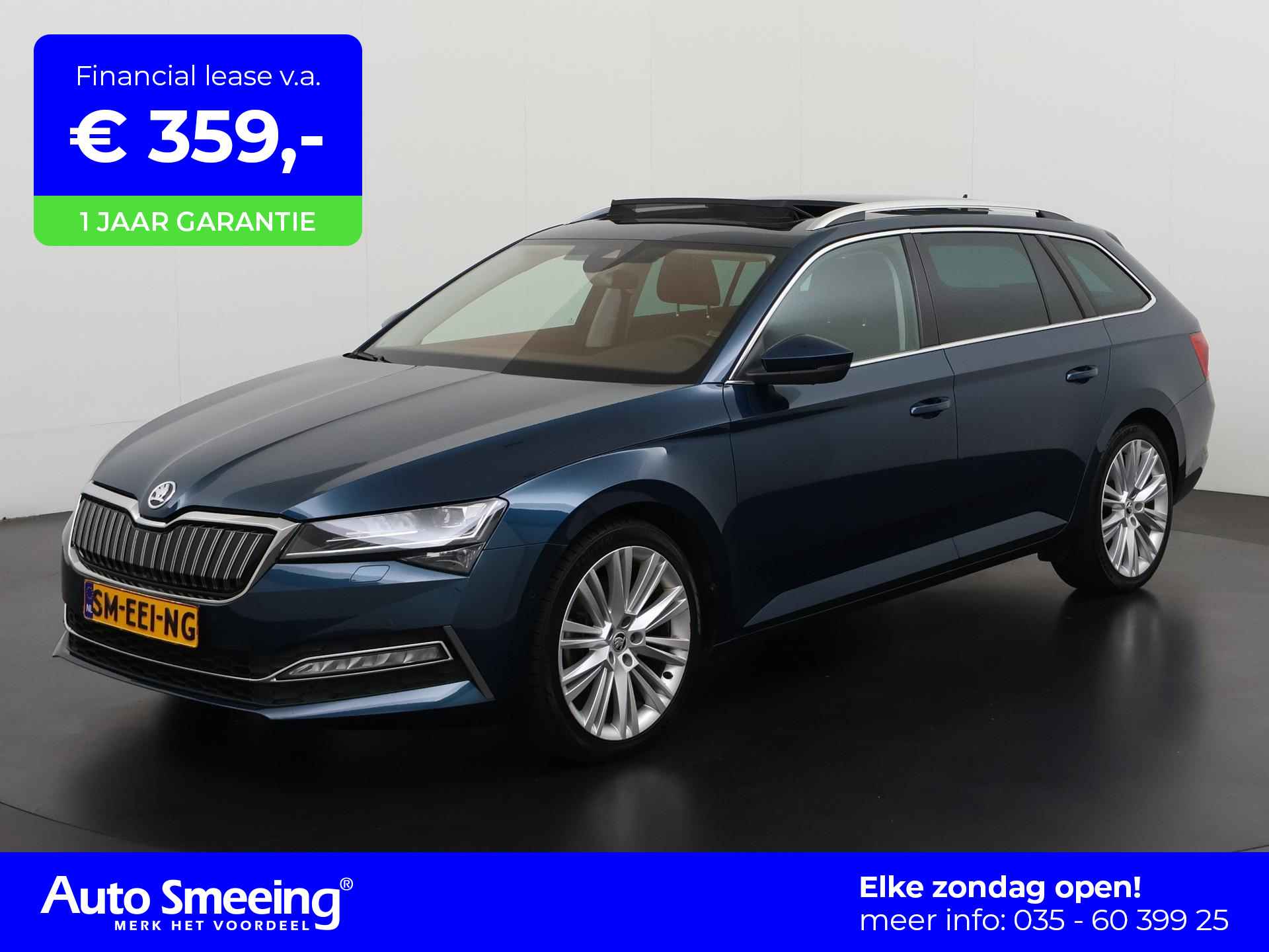 Skoda Superb Combi 1.4 TSI iV Style | Panoramadak | Virtual Cockpit | Trekhaak | Zondag Open!