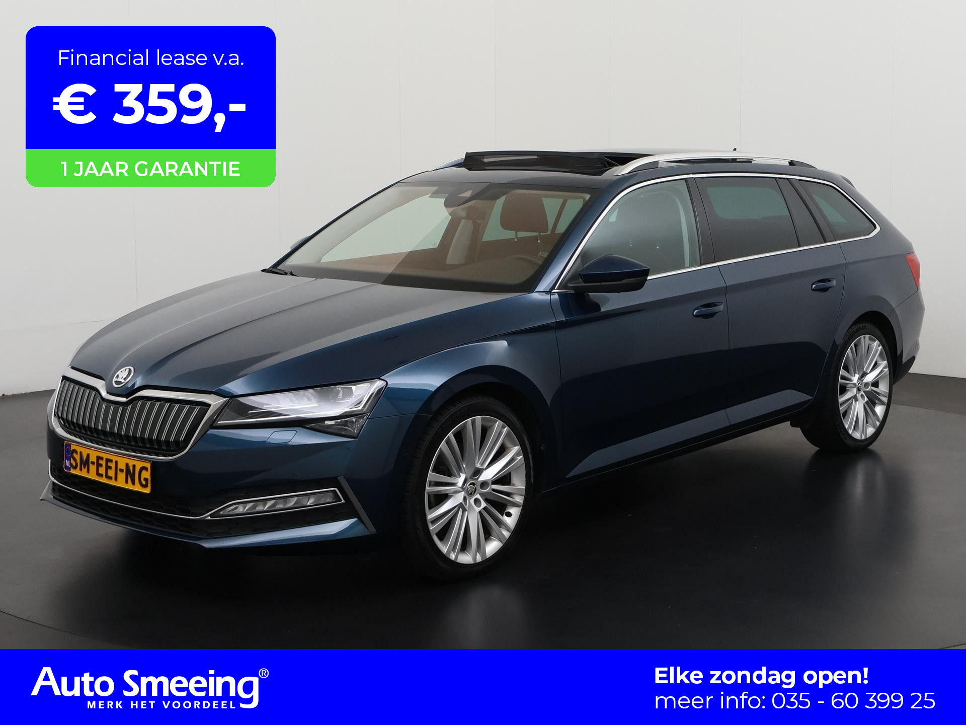 Skoda Superb Combi 1.4 TSI iV Style | Panoramadak | Virtual Cockpit | Trekhaak | Zondag Open!