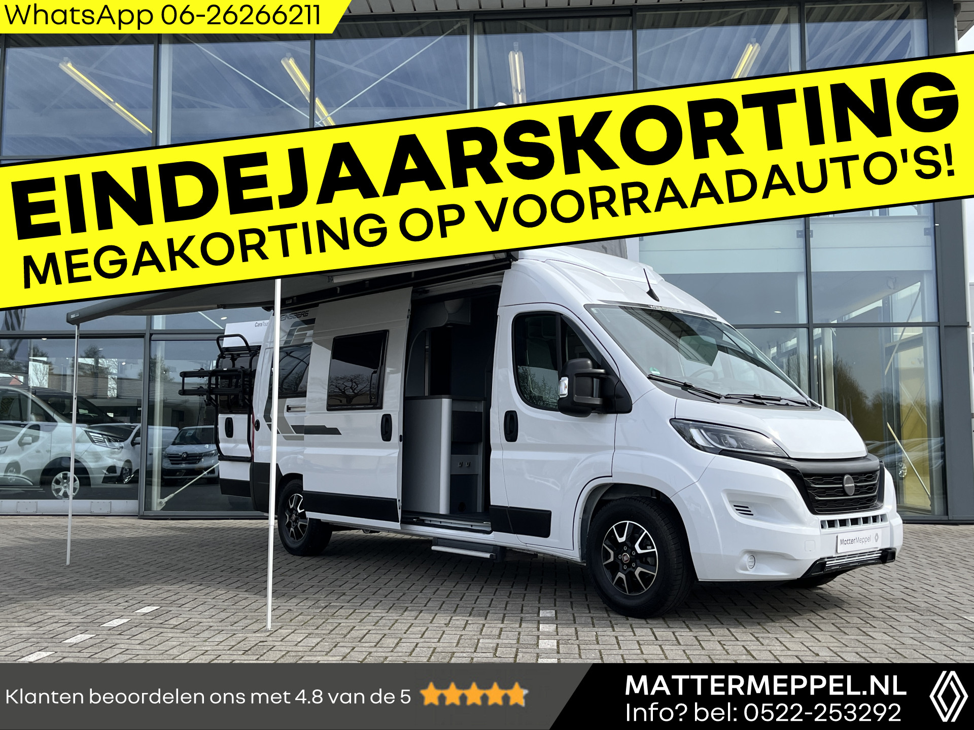 Weinsberg CaraTour 600 Bus camper | Hefdak | 4 personen | 6 meter | Bj 2023 | EXTRA KORTING BEL