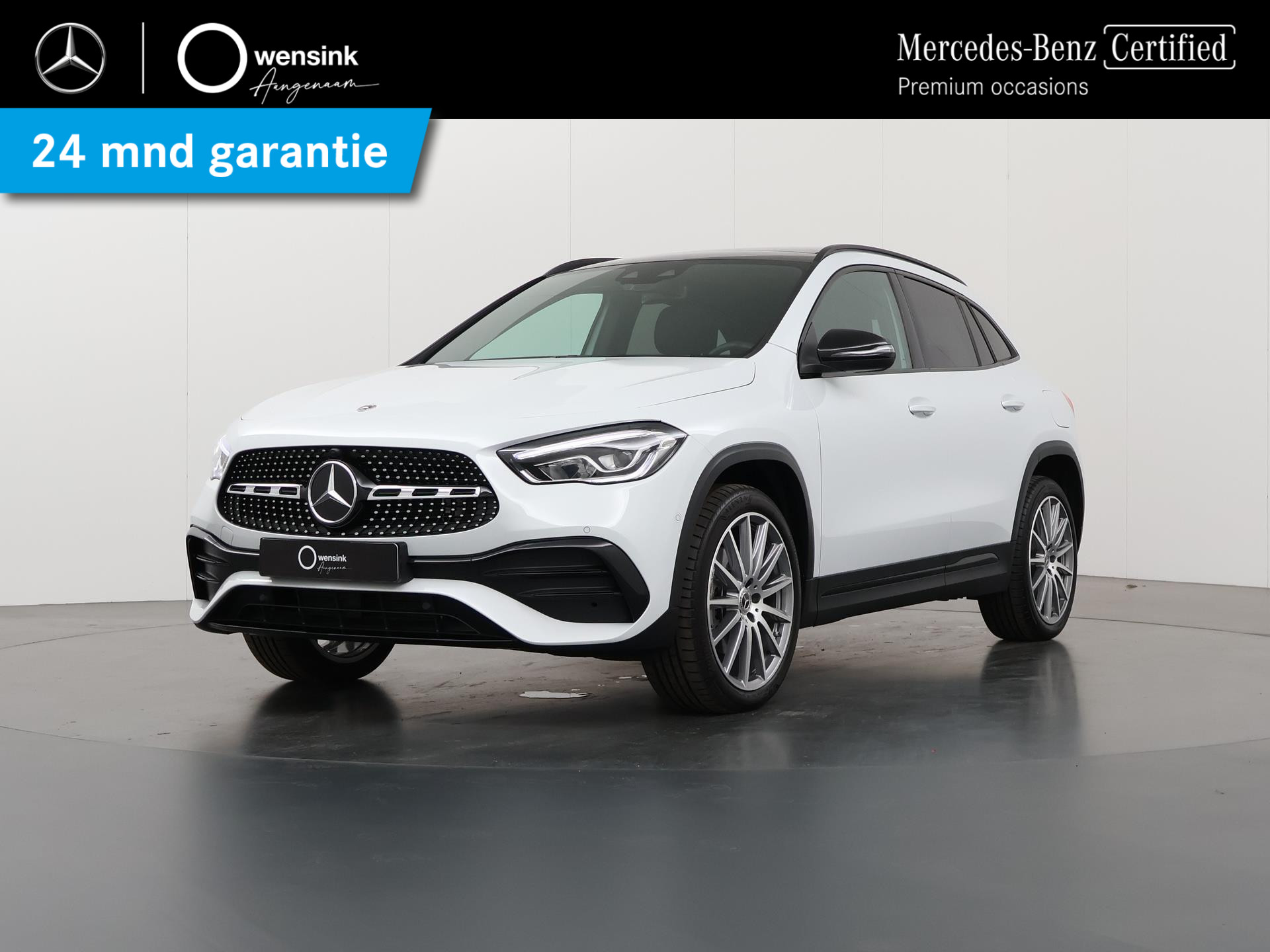 Mercedes-Benz GLA-klasse 250 e Business Solution AMG | Panoramadak | Sfeerverlichting | Nightpakket | 20'' Velgen | MBUX augmented reality | achteruitrijcamera |