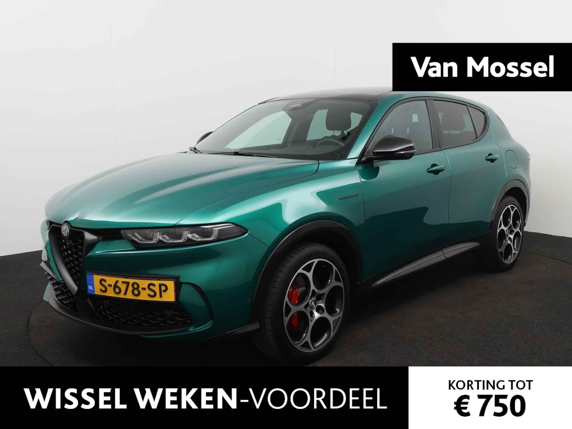 Alfa Romeo Tonale 1.3T PHEV Veloce Plug-in 280pk | Groot Navigatie | Apple/Android auto| Electrisch Schuif/kanteldak | Stoel/stuurverwarming | LMV 19" | - 1/22