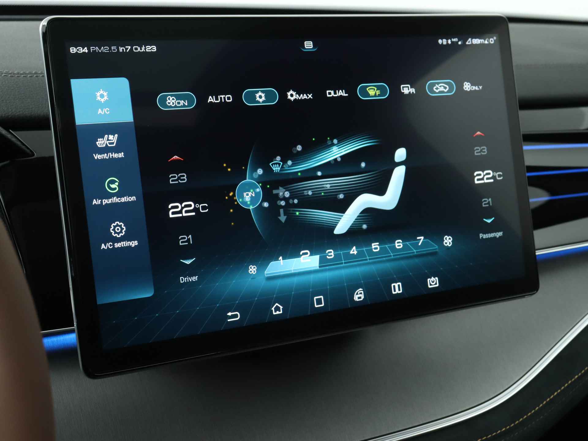 BYD TANG AWD Executive 86 kWh 7p. | €10.000 Voorraad Voordeel! Direct Rijden! | Leder | Panoramadak | 22" LM Velgen | Adaptive Cruise Control | - 9/45