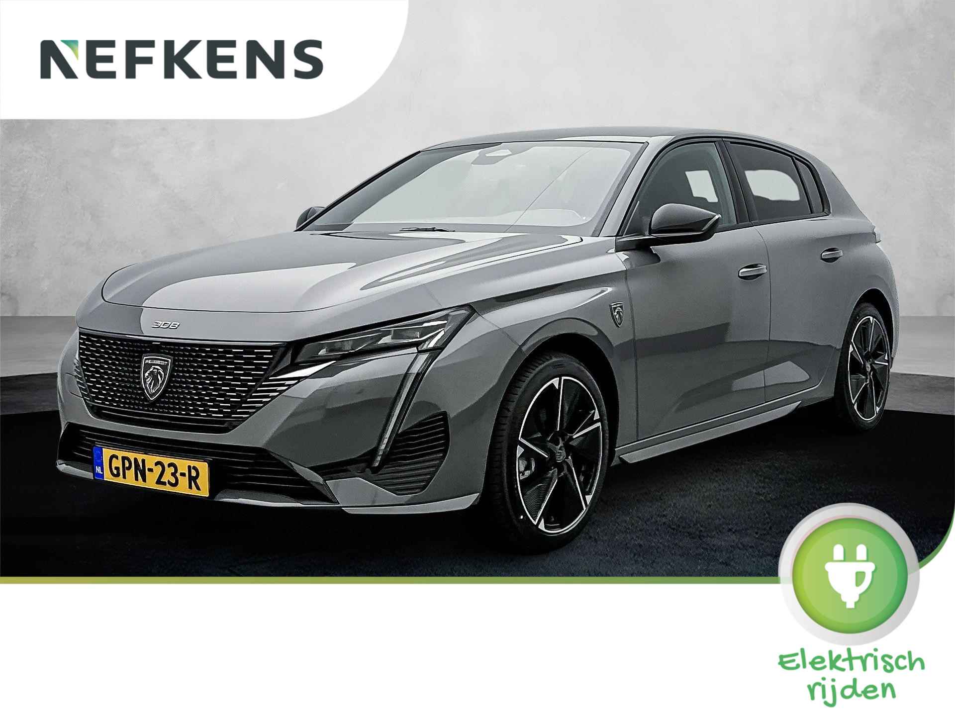 Peugeot e-308 EV GT EV 54 kWh 156 pk | Navigatie | Parkeersensoren Achter | Alcantara Bekleding | Verwarmde Sportstoelen | Full-LED Koplampen | Keyless Start | Head-up Display | Dodehoek Detectie | Adaptieve Cruise Control | 18" Lichtmetalen Velgen | Apple Carplay/Android Auto |