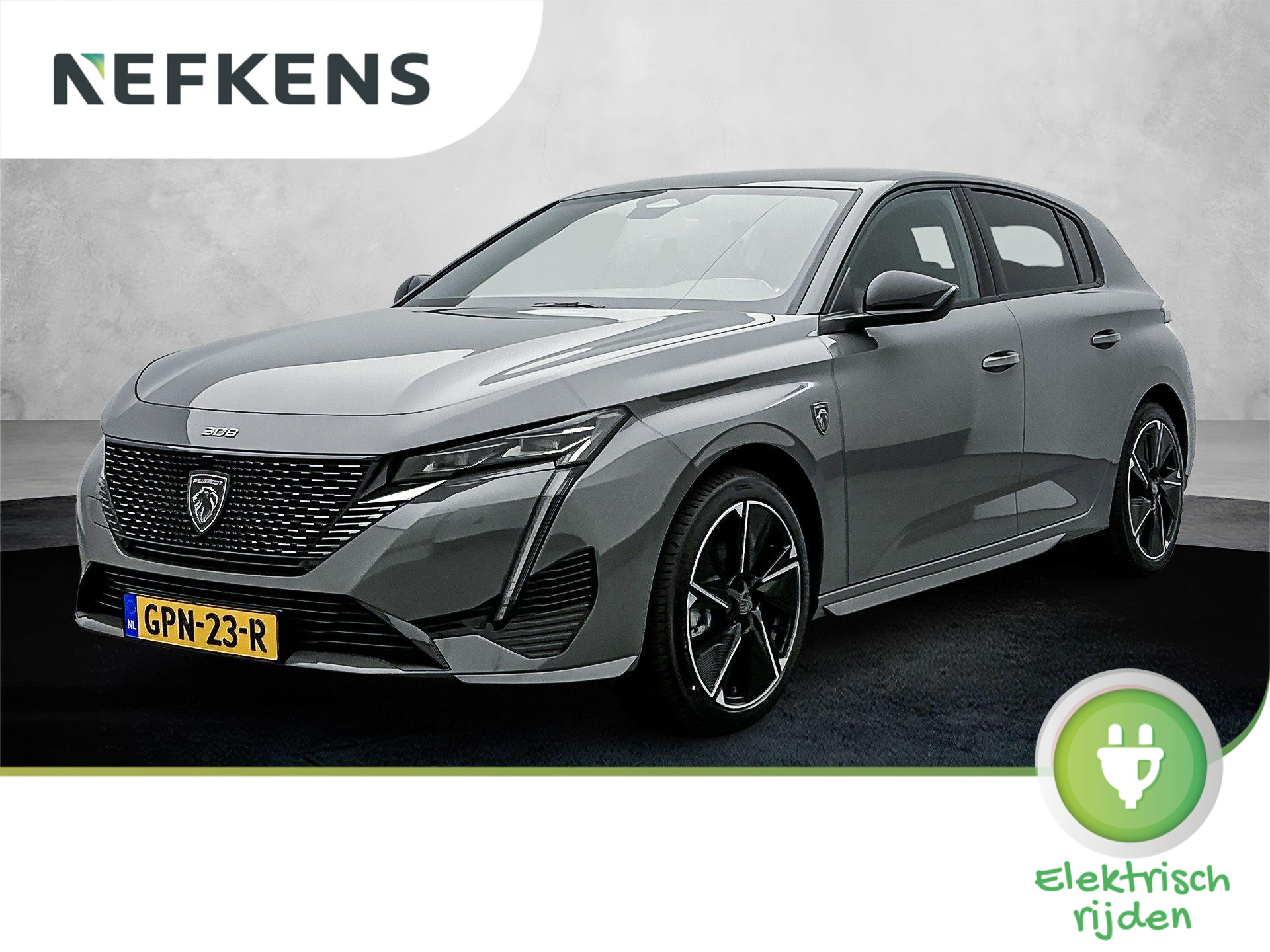 Peugeot e-308 EV GT EV 54 kWh 156 pk | Navigatie | Parkeersensoren Achter | Alcantara Bekleding | Verwarmde Sportstoelen | Full-LED Koplampen | Keyless Start | Head-up Display | Dodehoek Detectie | Adaptieve Cruise Control | 18" Lichtmetalen Velgen | Apple Carplay/Android Auto |