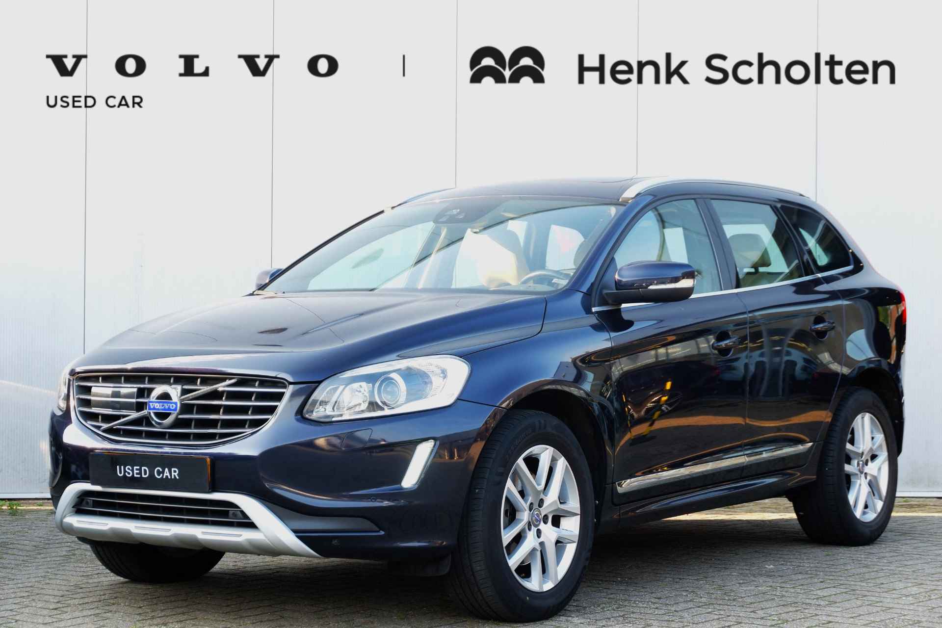 Volvo XC60 D5 AUT6 220PK Polar+, Trekhaak afneembaar, Panoramadak, Achteruitrijcamera, BLIS Dodehoekassistent, Adaptieve Cruise Control, Lederen Bekleding, Stuurverwarming, Stoelverwarming, Bi-Xenon koplampen, Elektrische achterklep - 1/21