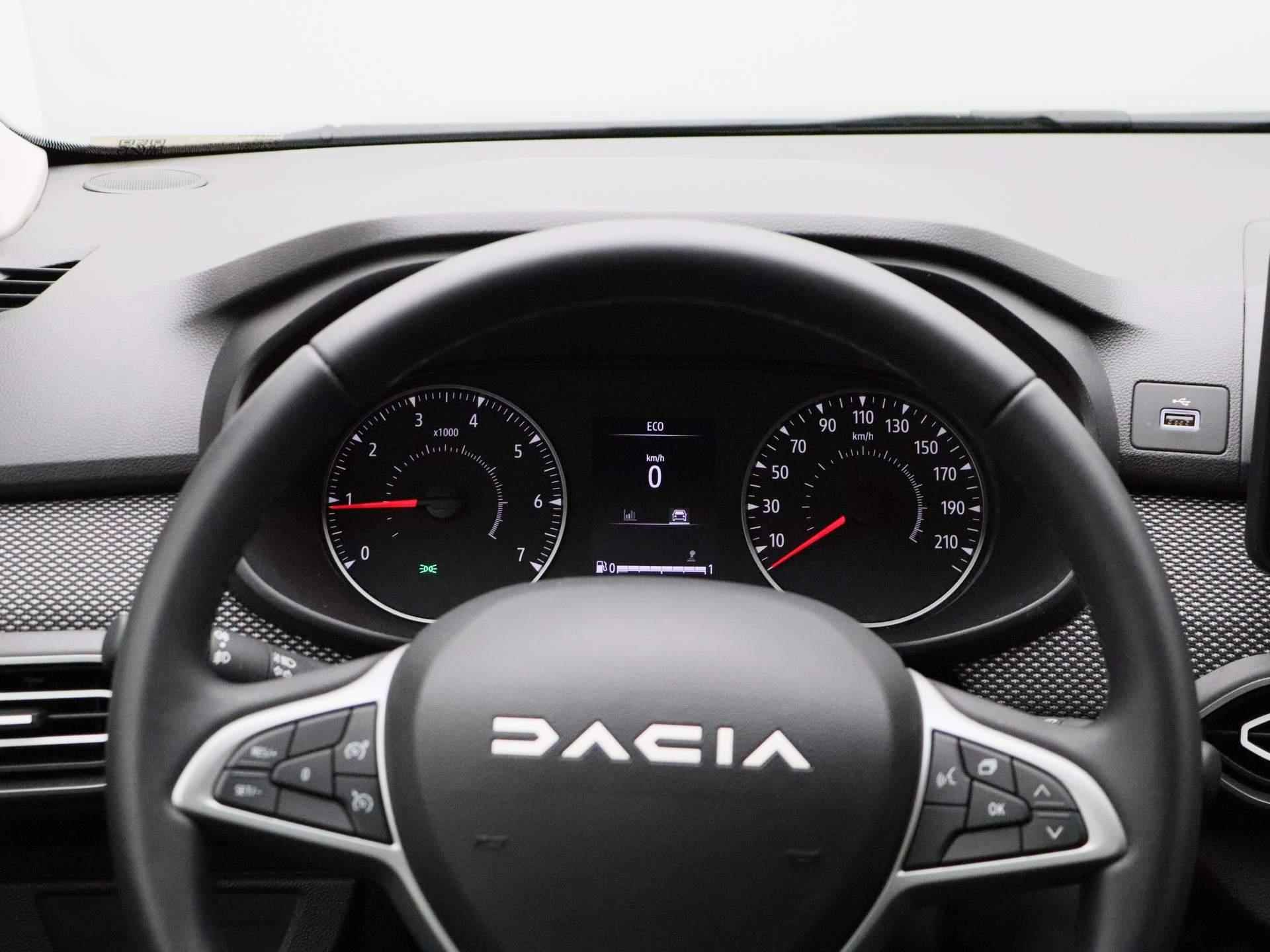 Dacia Sandero TCe 90 Expression | Navigatie met Apple CarPlay & Android Auto | Airco | Parkeersensoren | Metaalkleur | - 8/28