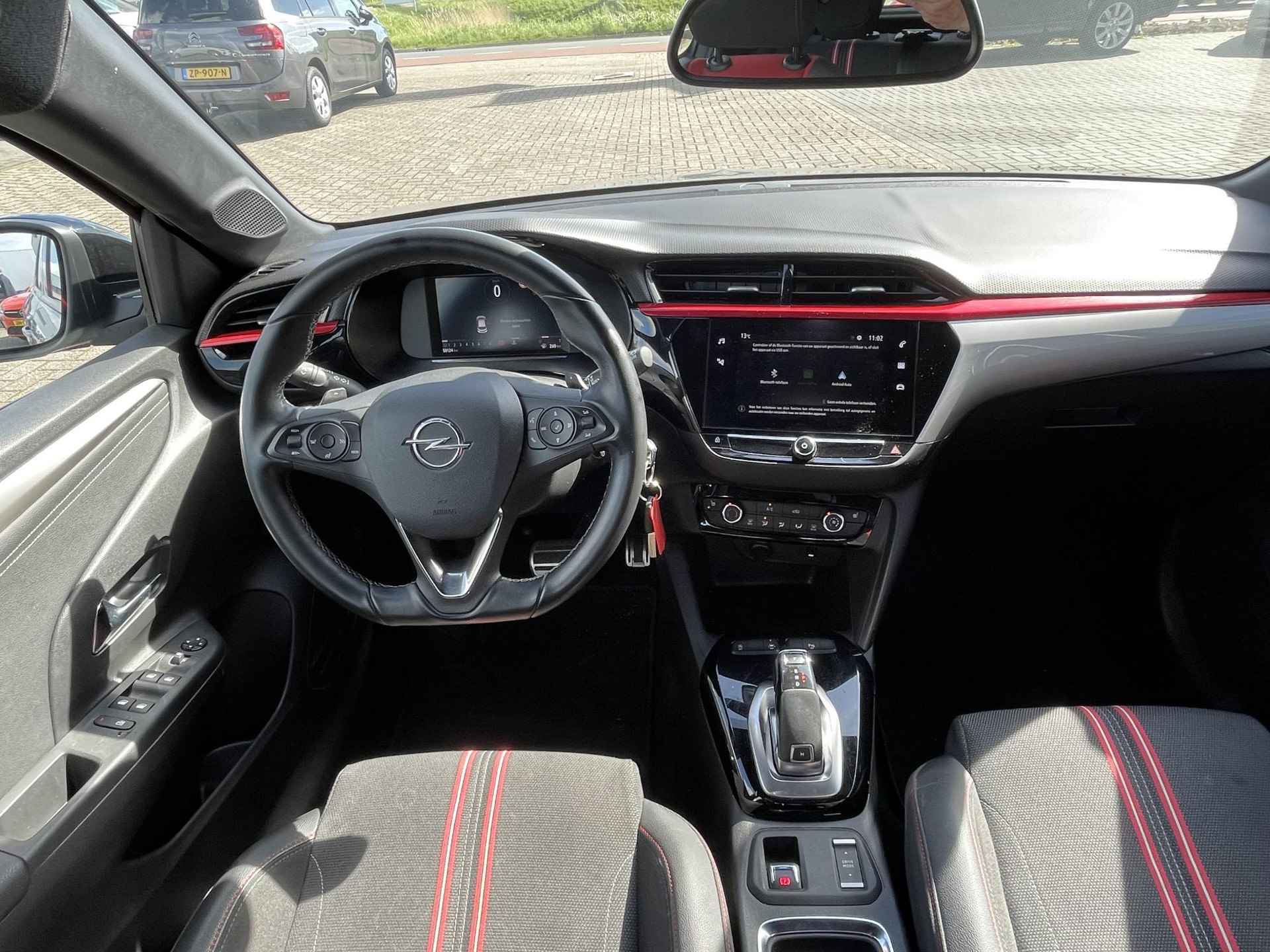 Opel Corsa 1.2 GS Line Automaat RIJKLAAR incl. Service en garantie | 130 pk AUTOMAAT | Camera | Carplay | Stoelverwarming | PDC | LMV | - 8/40