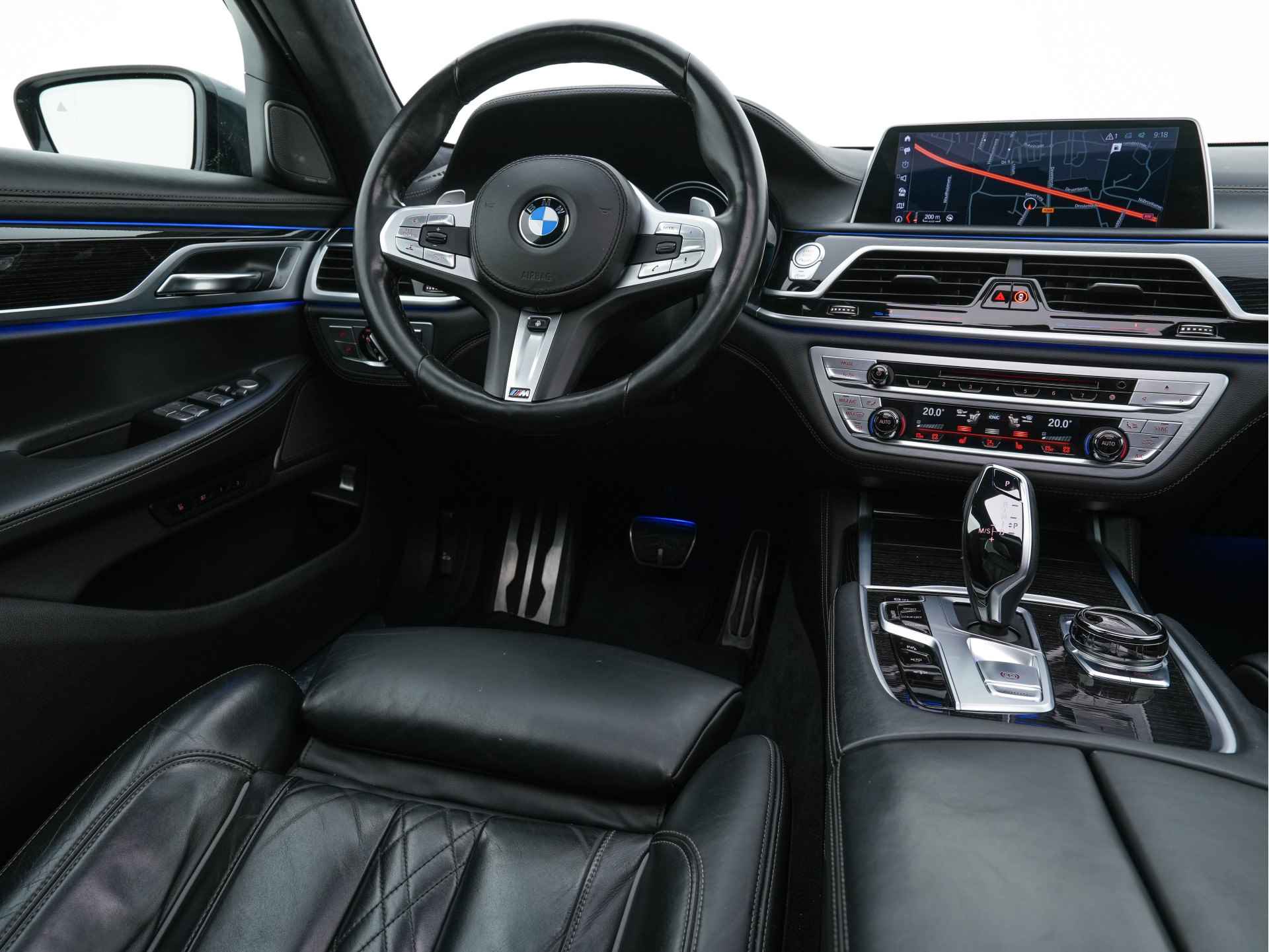 BMW 7 Serie 730d xDrive High Executive M-Sportpack Aut. *PANO | NAPPA-FULL-LEATHER | HARMAN/KARDON-SURROUND | SOFT-CLOSE | HEAD-UP | ADAPT.CRUISE | FULL-LED | MEMORY-PACK | SURROUND-VIEW | DIGI-COCKPIT | BLIS | DAB+ | AMBIENT-LIGHT | 20''ALU* - 8/48