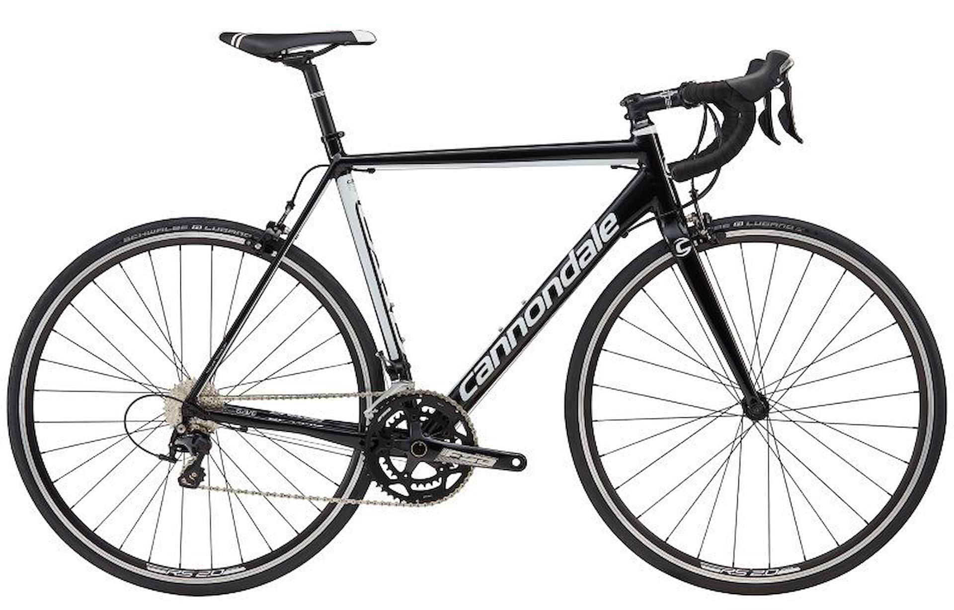 Cannondale 700 M CAAD Optimo 105 BLK 58 Heren Jet Black w/ Magnesium White - 58cm 2017