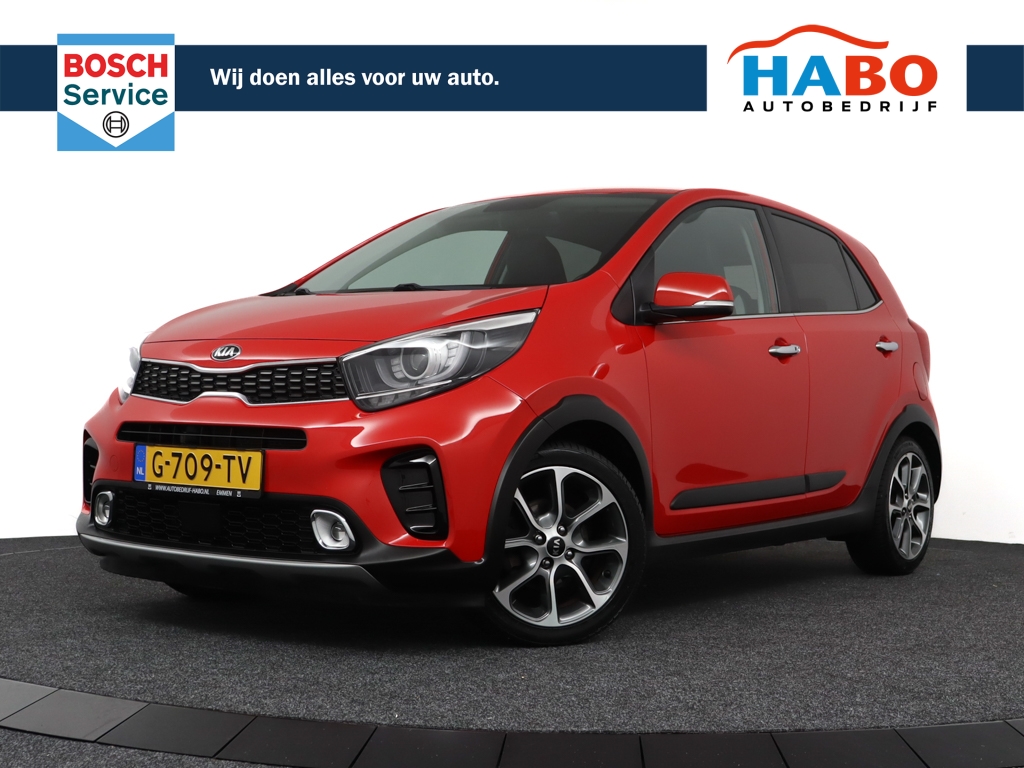 Kia Picanto 1.0 T-GDI X-LINE 5Z 100PK ECC/CRUISE/NAV/CAMERA/KEYLESS.ENTRY/STOEL.STUUR.VERWARM./LMV