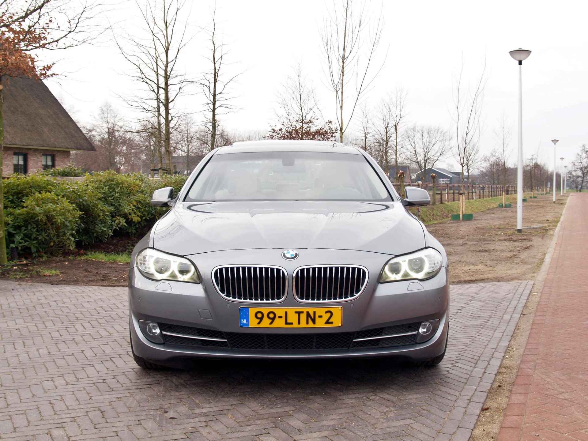 BMW 5-serie 523i High Executive | Schuifdak | Trekhaak | Cruise Control | Leer | - 5/33