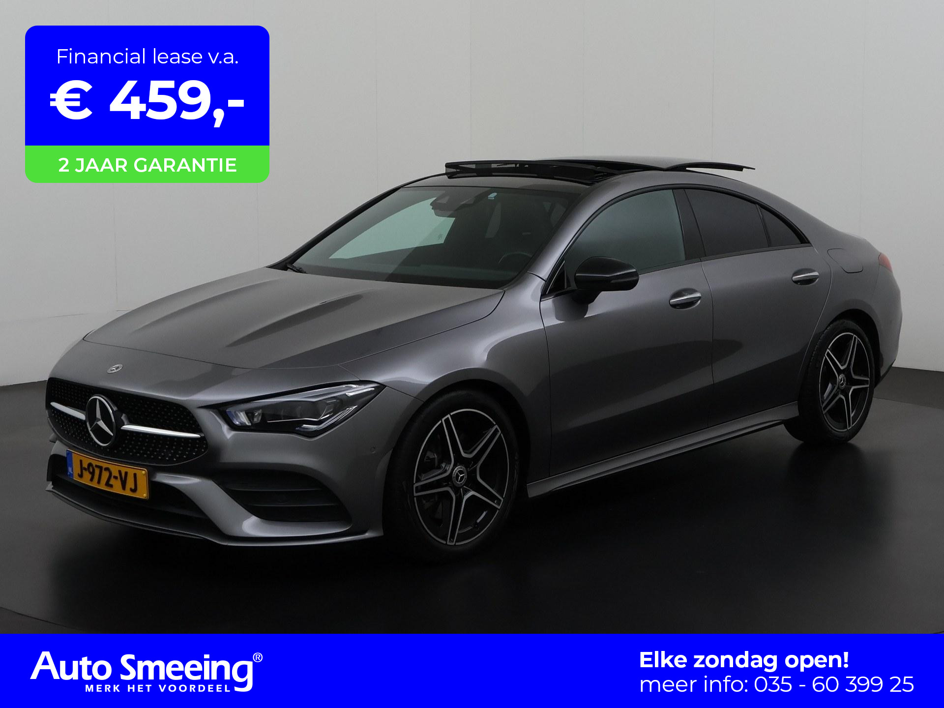 Mercedes-Benz CLA-klasse 200 Premium Plus AMG Night | Panoramadak | Widescreen | Mem Stoel | Carplay | Zondag Open!