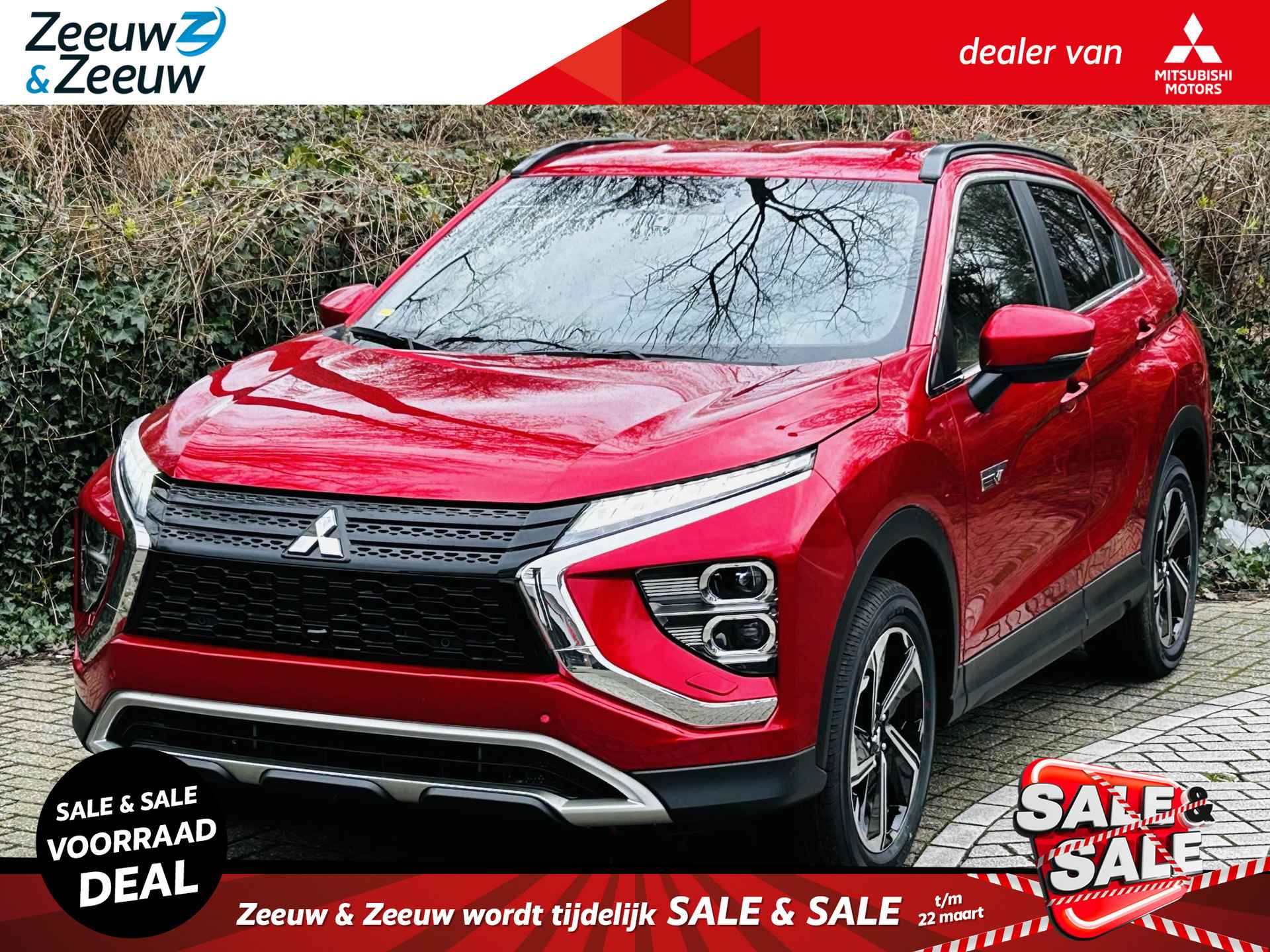 Mitsubishi Eclipse Cross 2.4 PHEV Intense+ | € 8.500,- VOORRAAD KORTING | op = op  AUTOMAAT | APPLE/ANDROID AUTO | STOELVERWARMING | CLIMATE | CRUISE | 4X4 |