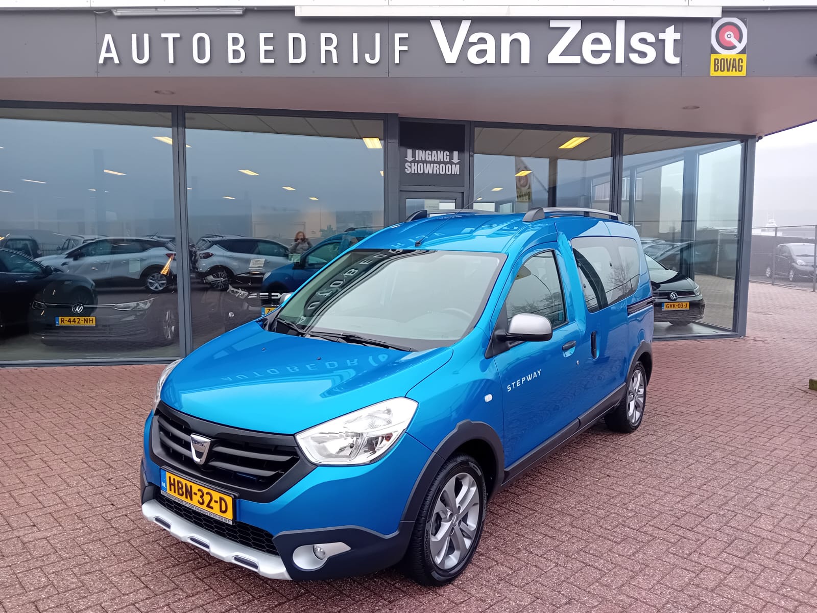 Dacia Dokker 1.2 TCe S&S Stepway, Airco, Multimedia systeem, Bluetooth telefoonverbinding, Cruise control, Parkeersensoren, Elektrische ramen BOVAG