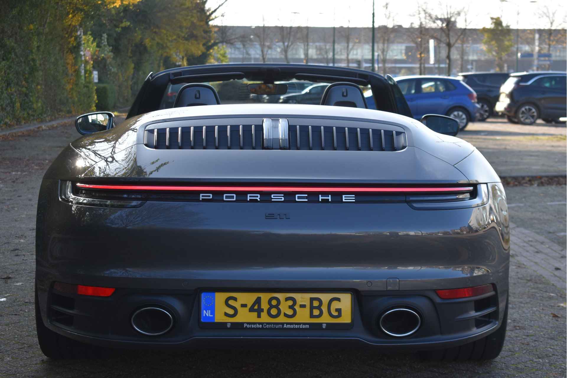 Porsche 911 Cabrio 3.0 Carrera Sport Chrono | NL- Auto | 1 Eigenaar | Liftsyst. | 360 gr camera | Keyless | Fab.garantie | Nieuwstaat - 10/60