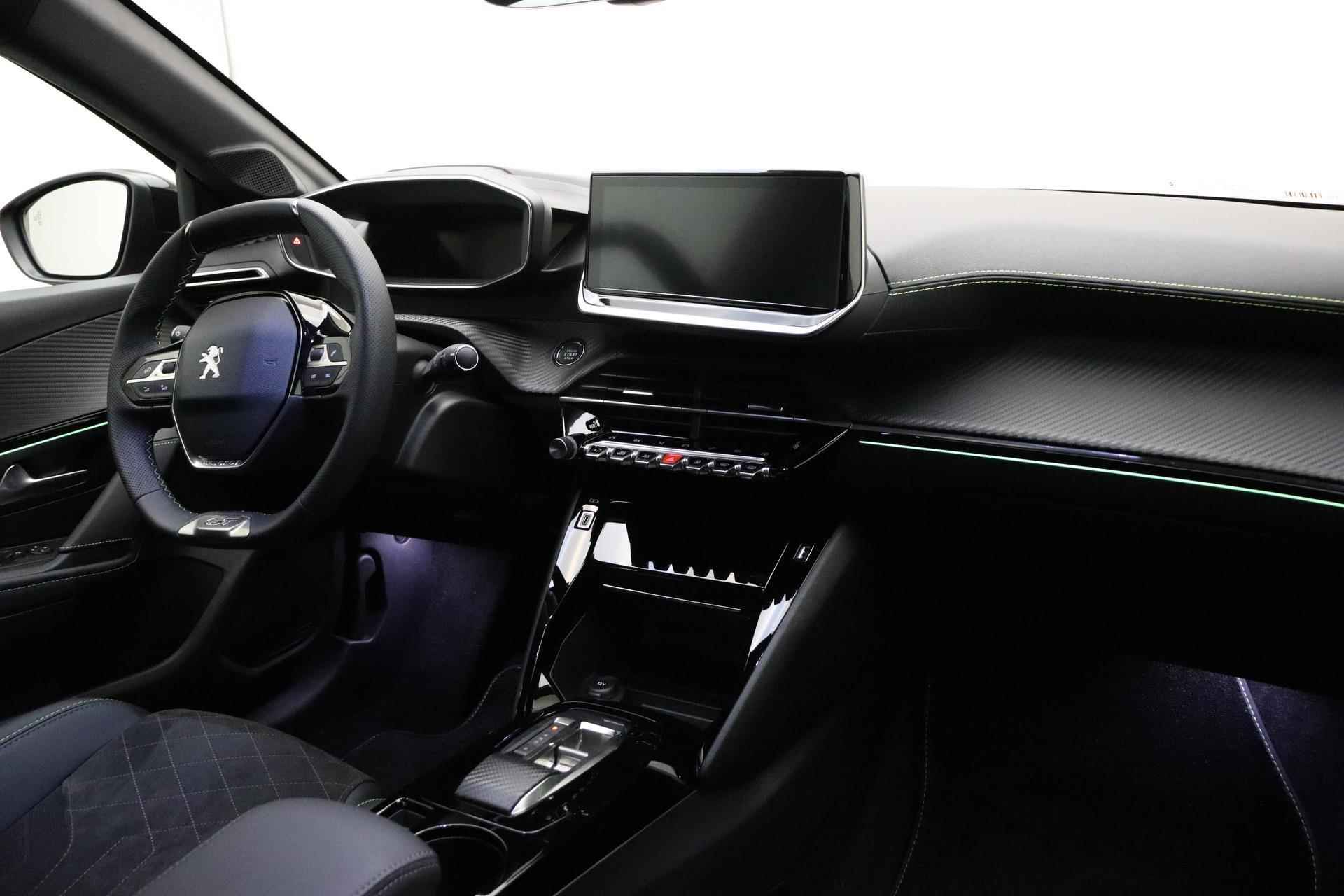 Peugeot e-208 EV GT Pack 50 kWh 100% Elektrisch | 3-Fase | Camera | Parkeersensor | Stoelverwarming | Navigatie | Cruise Control | 3D Instrumentenpaneel | - 16/40