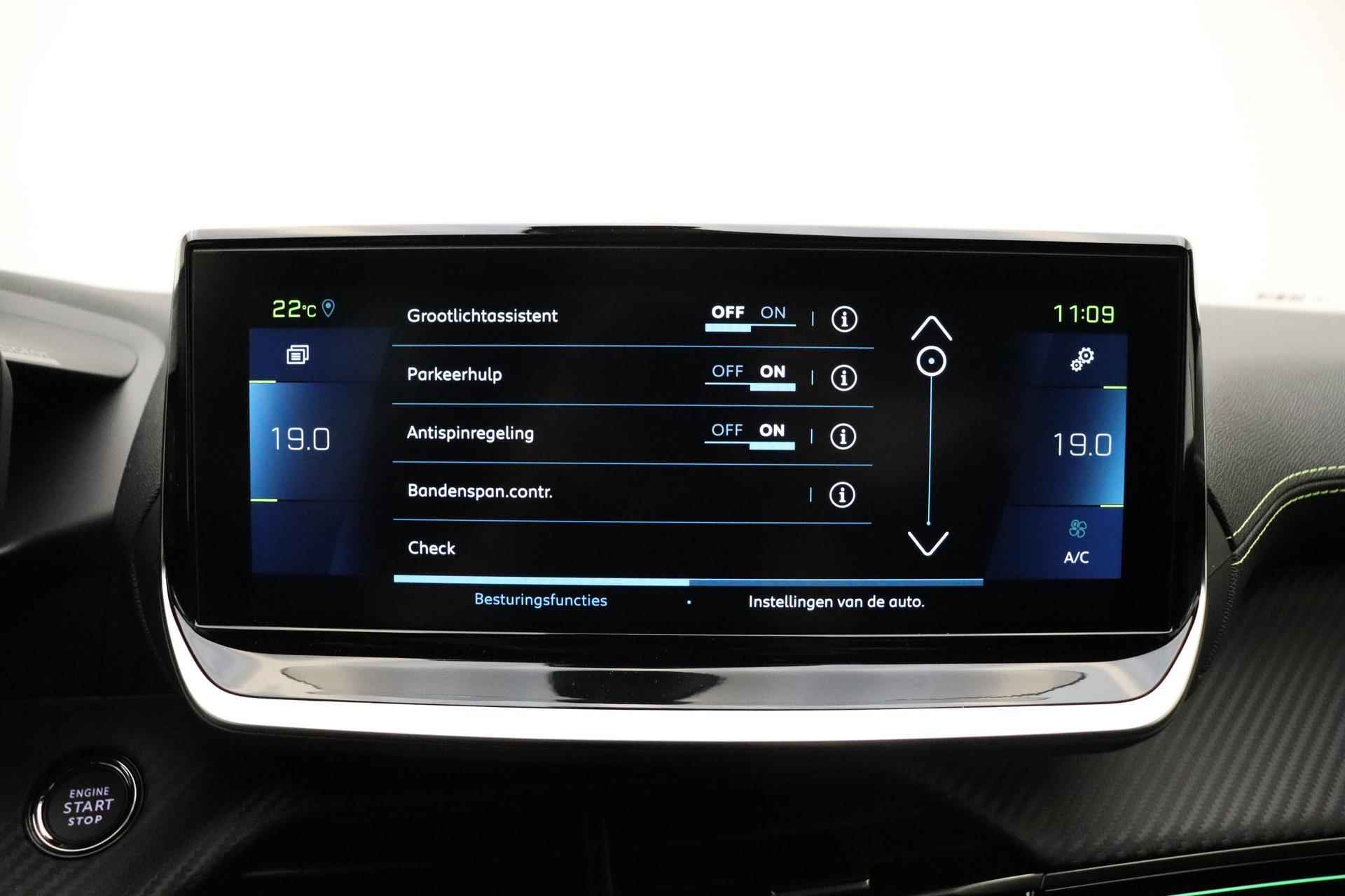 Peugeot e-208 EV GT Pack 50 kWh 100% Elektrisch | 3-Fase | Camera | Parkeersensor | Stoelverwarming | Navigatie | Cruise Control | 3D Instrumentenpaneel | - 25/40