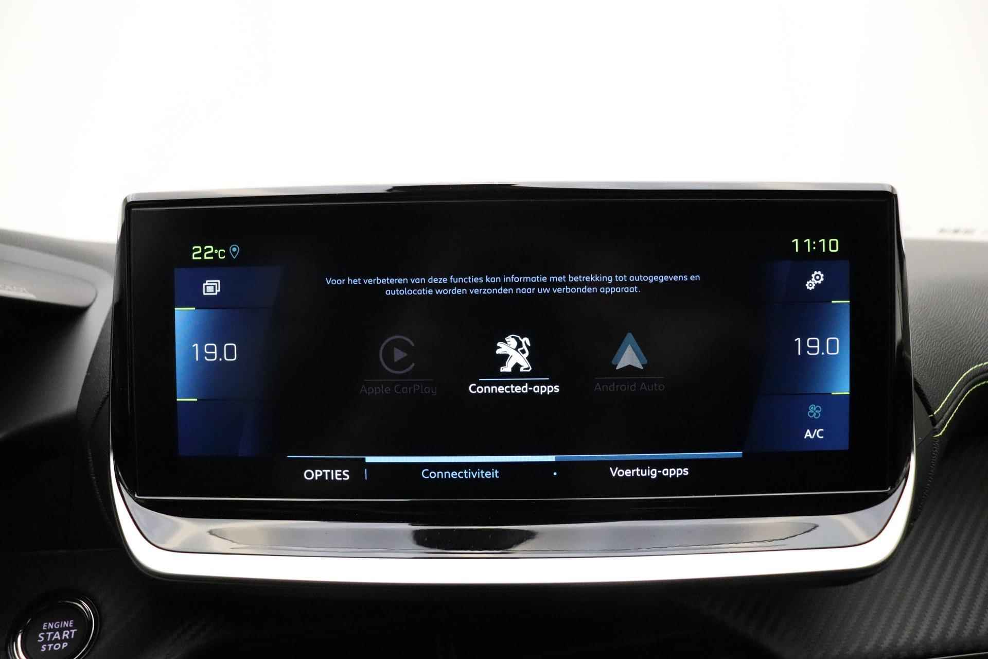 Peugeot e-208 EV GT Pack 50 kWh 100% Elektrisch | 3-Fase | Camera | Parkeersensor | Stoelverwarming | Navigatie | Cruise Control | 3D Instrumentenpaneel | - 27/40