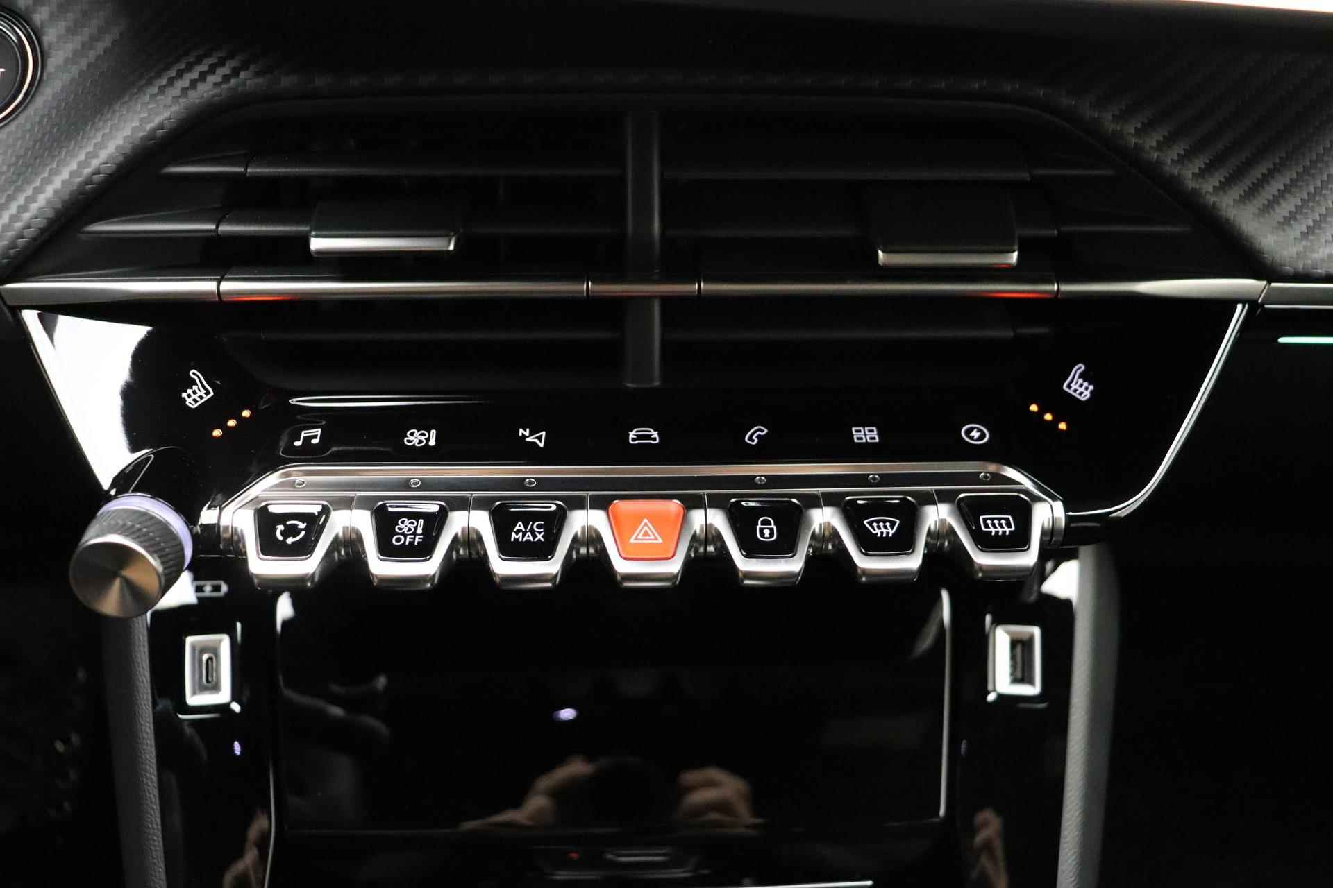Peugeot e-208 EV GT Pack 50 kWh 100% Elektrisch | 3-Fase | Camera | Parkeersensor | Stoelverwarming | Navigatie | Cruise Control | 3D Instrumentenpaneel | - 28/40