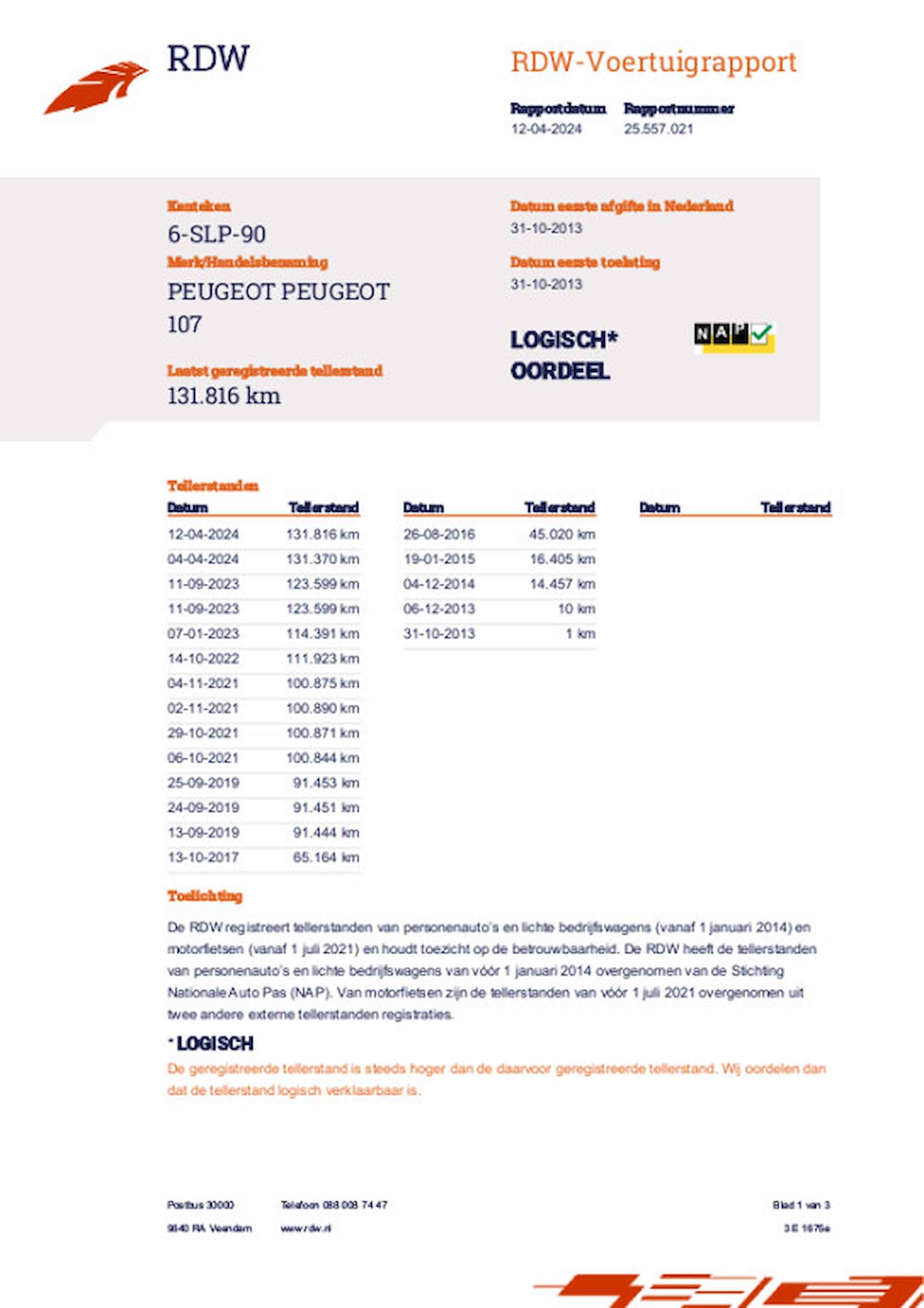 Peugeot 107 1.0 + NAP | Airco | 5drs | Elektrisch Pakket | 100% Onderhouden - 11/11